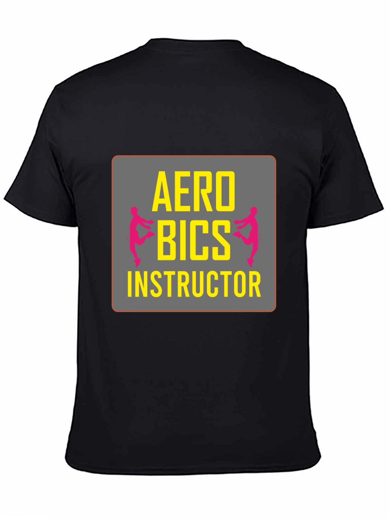 Camiseta Negra Instructor de Aeróbicos