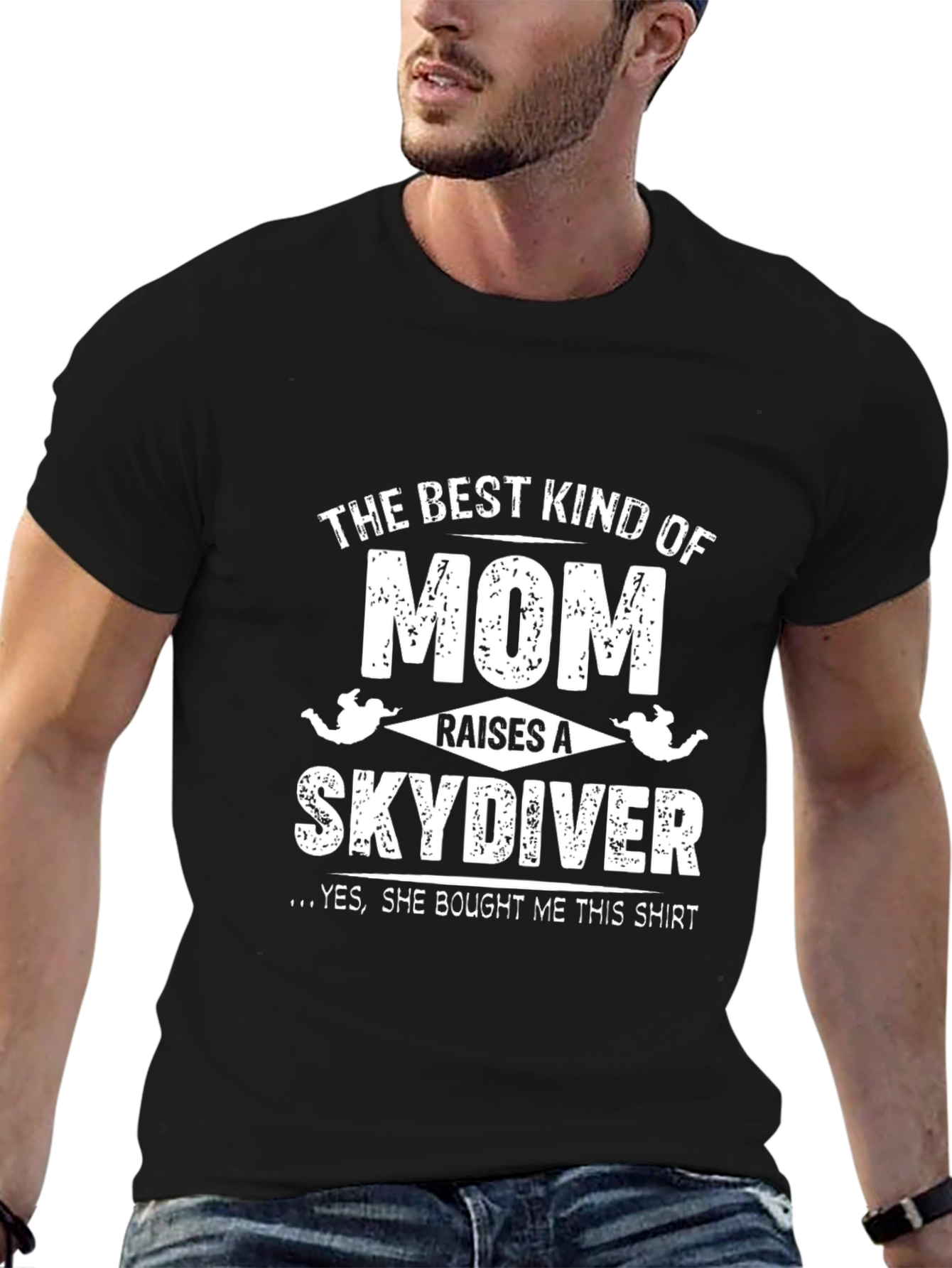 Camiseta The Best Kind of Mom Raises a Skydiver