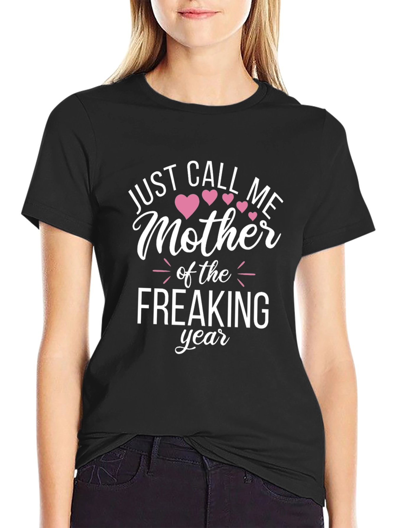 Camiseta Negra para Madres - Madre del Año