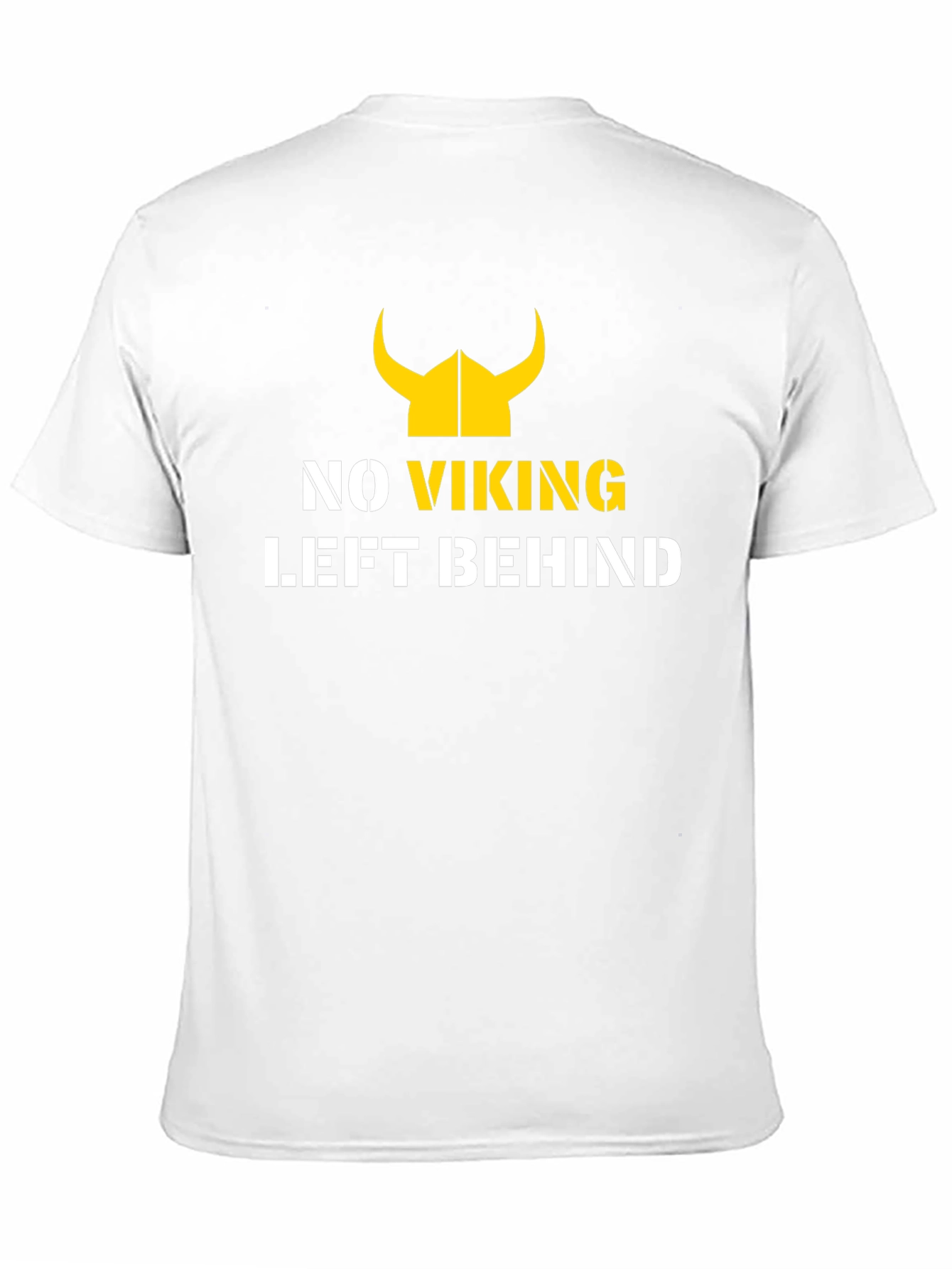 Camiseta Negra No Viking Left Behind