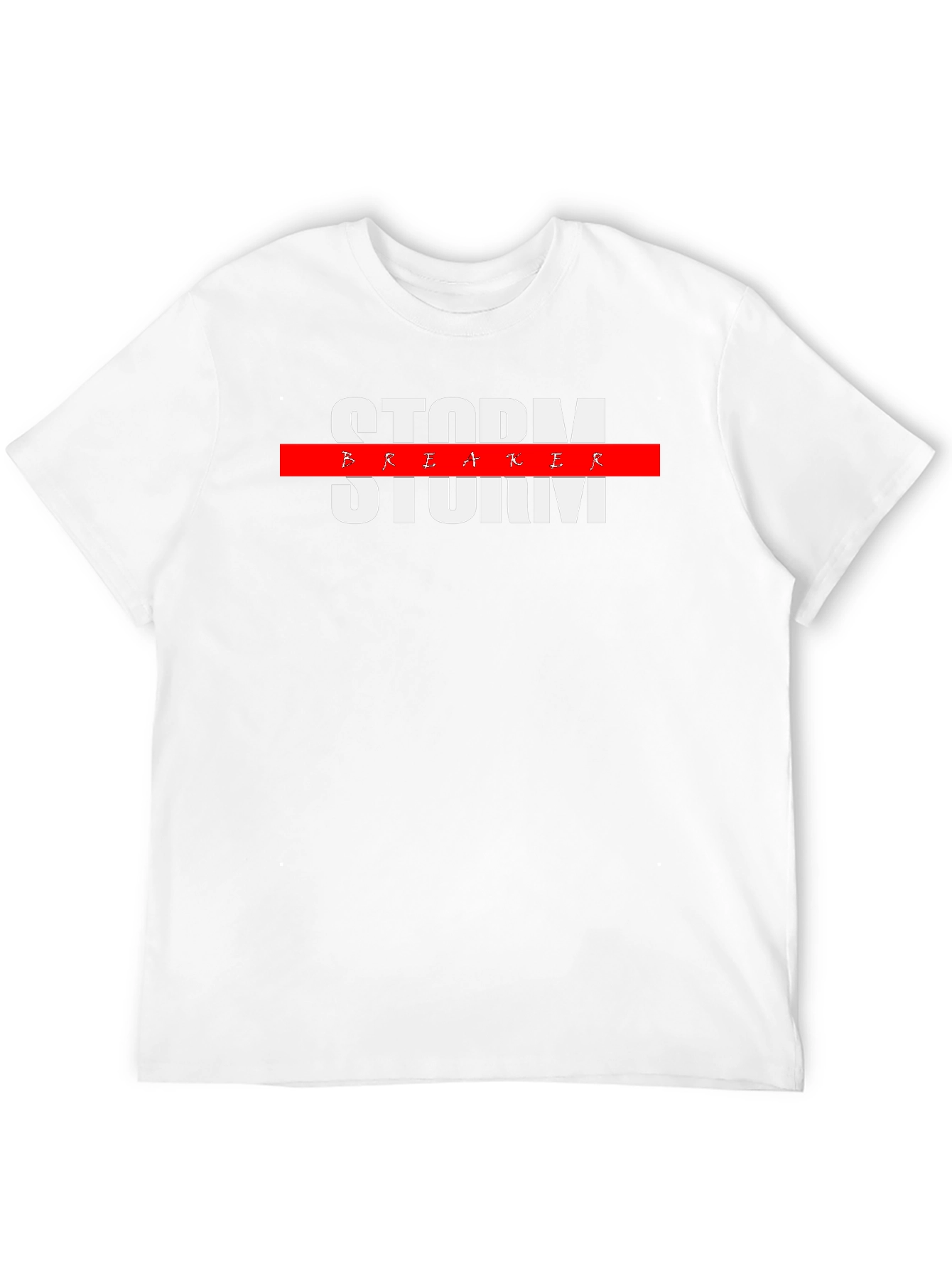 Camiseta Negra Storm Breaker con Diseño Moderno