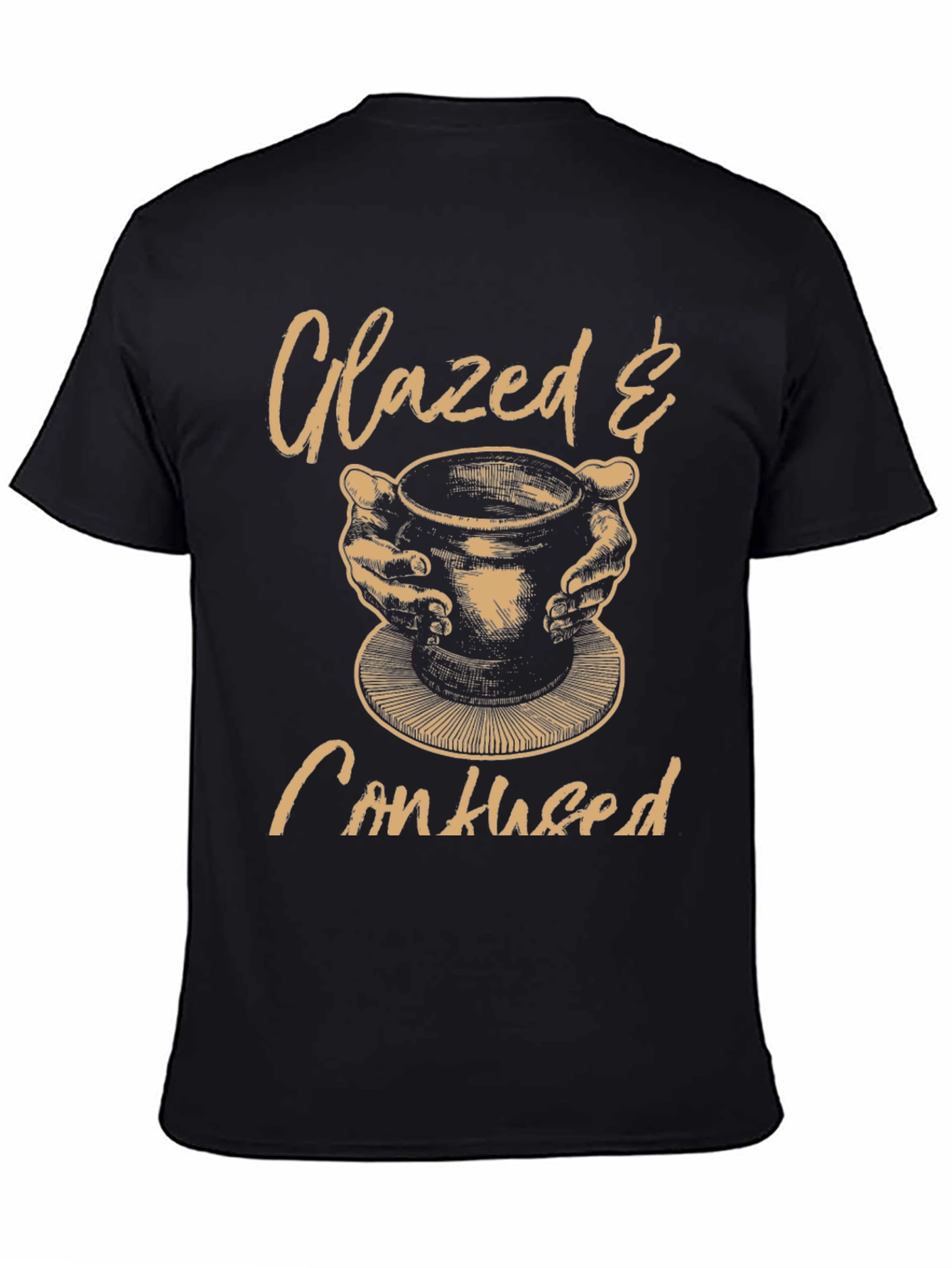 Camiseta Negra Glazed & Confused para Alfareros