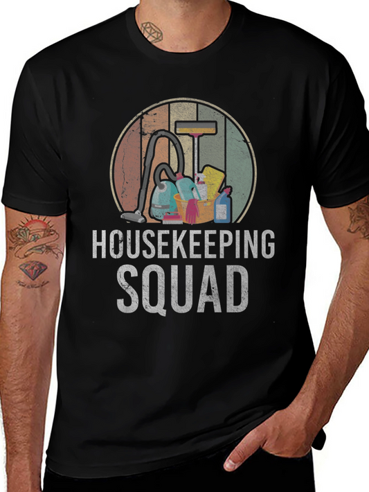 Camiseta Housekeeping Squad - Limpieza con Estilo