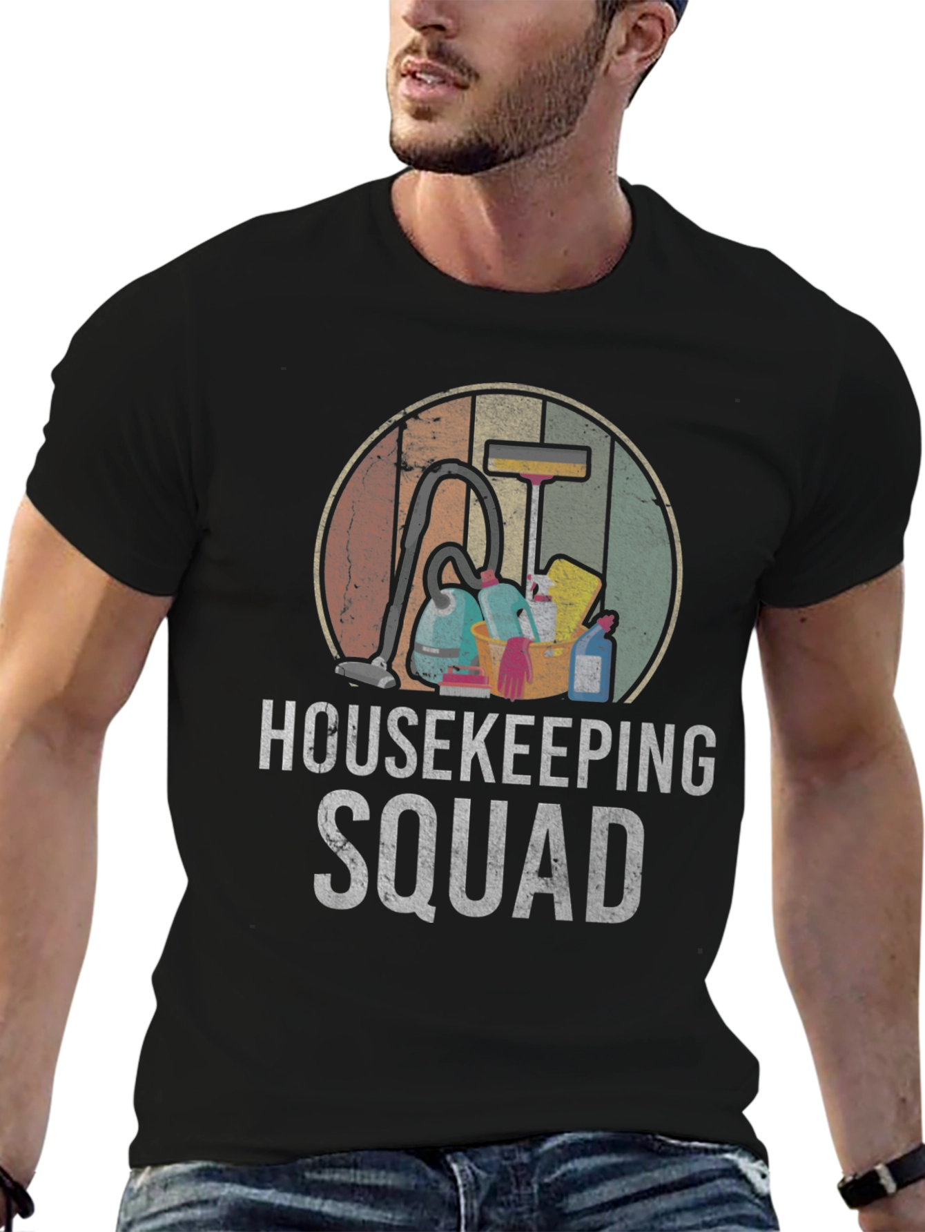Camiseta Housekeeping Squad - Limpieza con Estilo