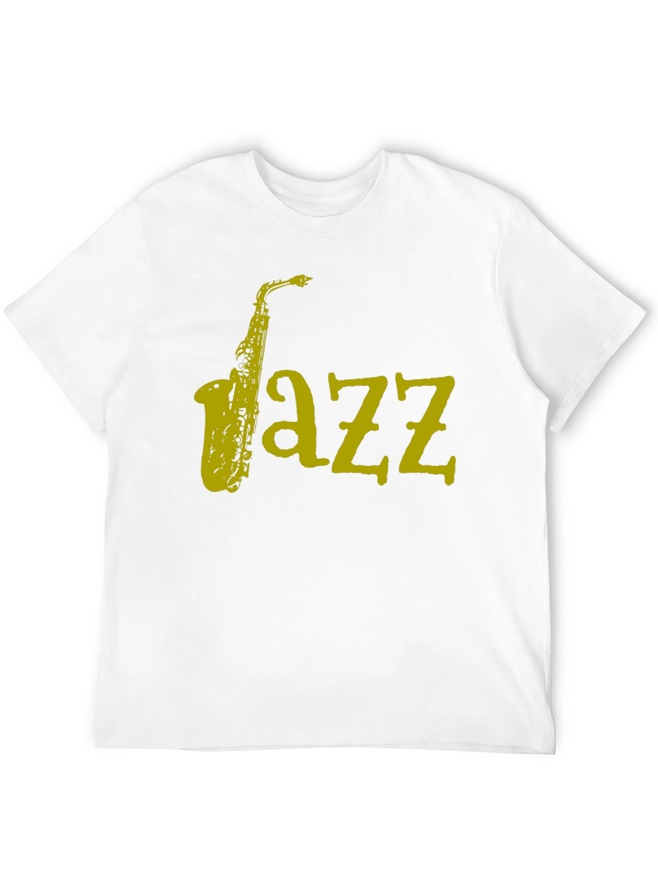Camiseta Jazz Saxofón para Hombre - Diseño Único