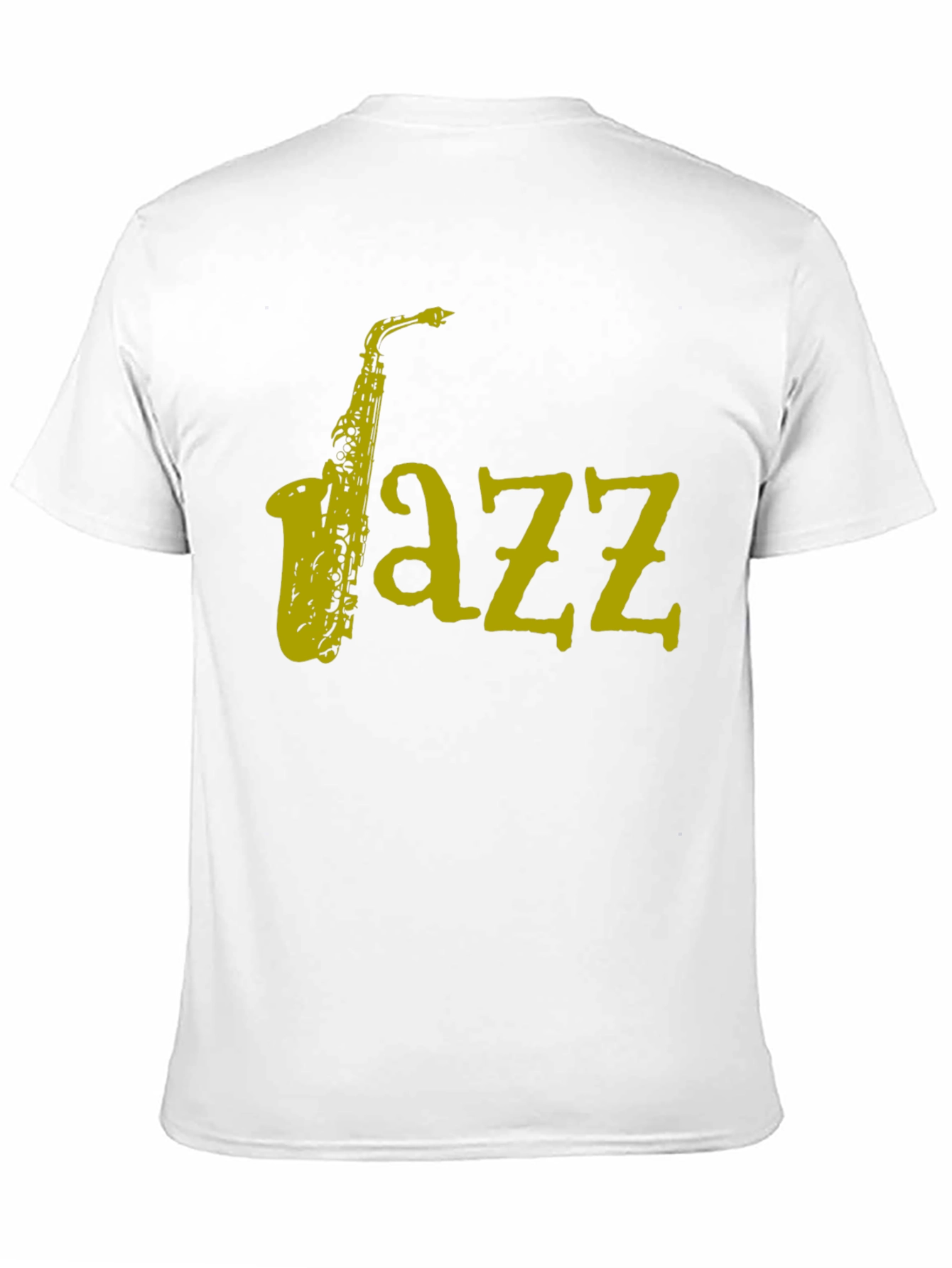 Camiseta Jazz Saxofón para Hombre - Diseño Único
