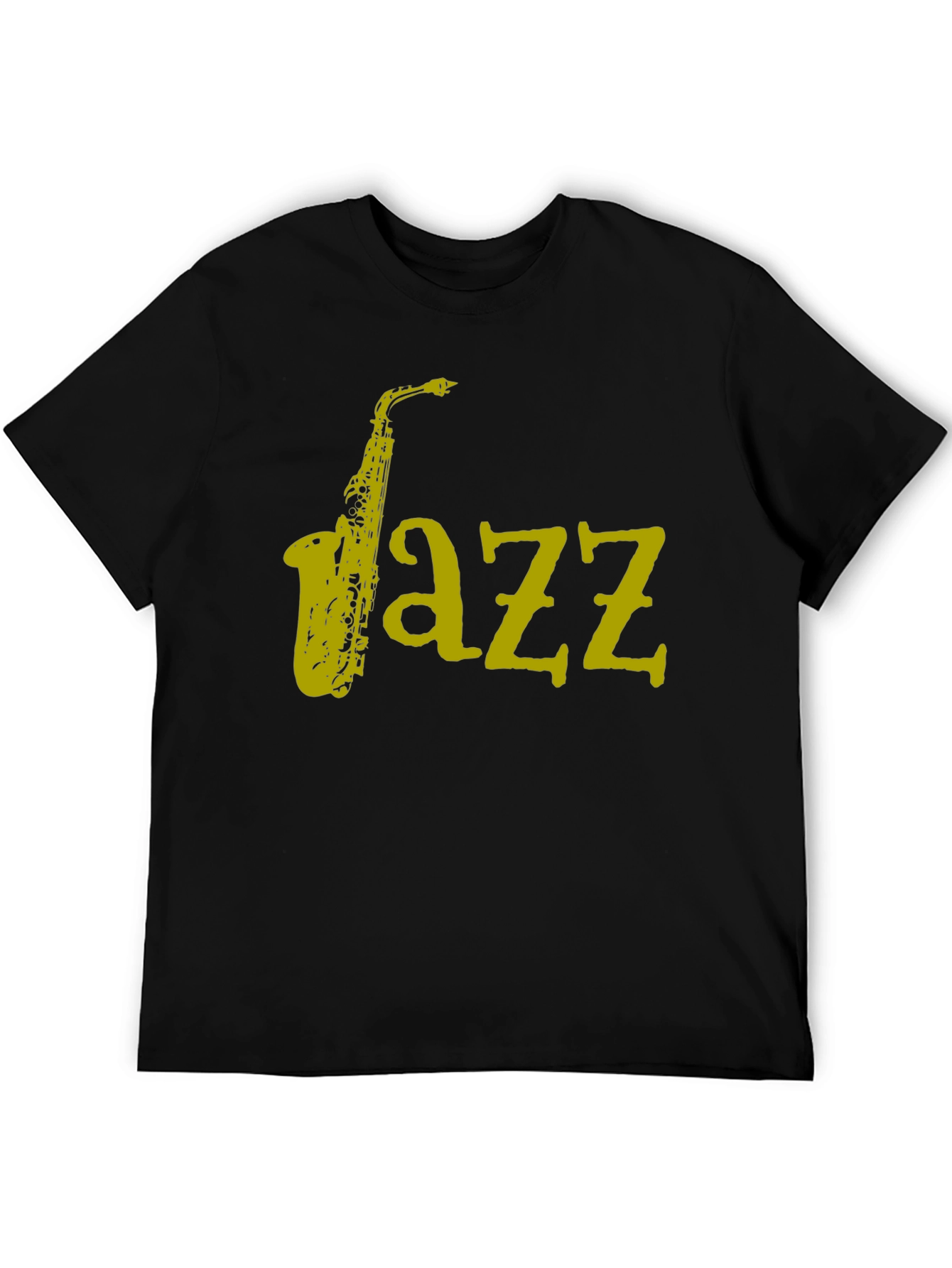 Camiseta Jazz Saxofón para Hombre - Diseño Único