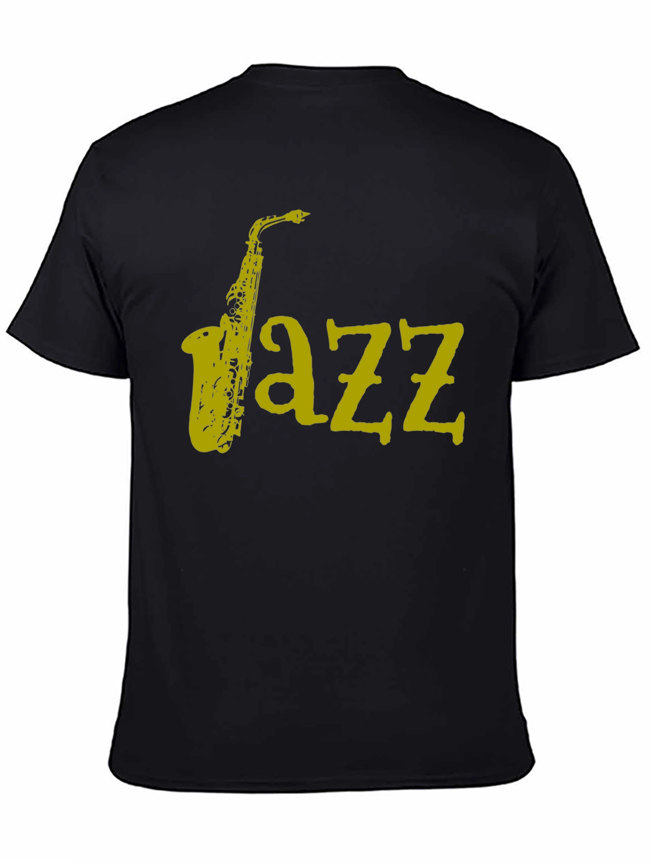 Camiseta Jazz Saxofón para Hombre - Diseño Único