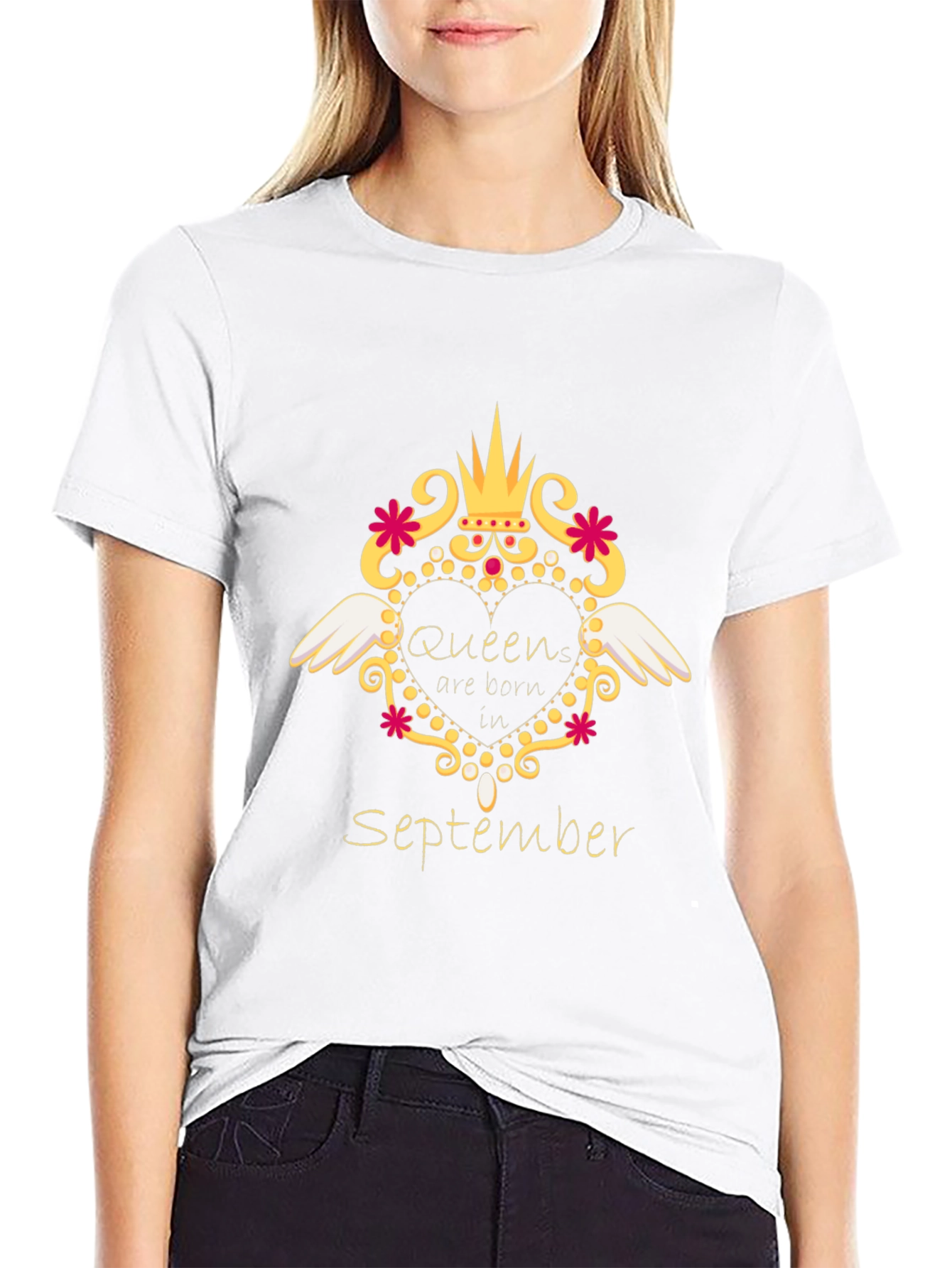 Camiseta Negra Reina de Septiembre