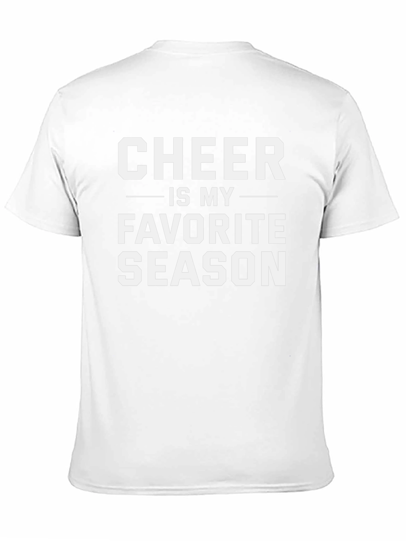 Camiseta Negra Cheer es mi Temporada Favorita