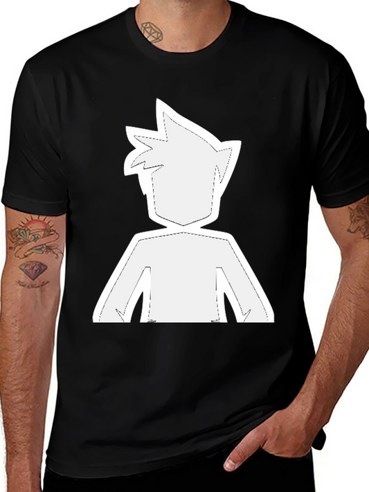 Camiseta Negra con Diseño Gráfico Anime