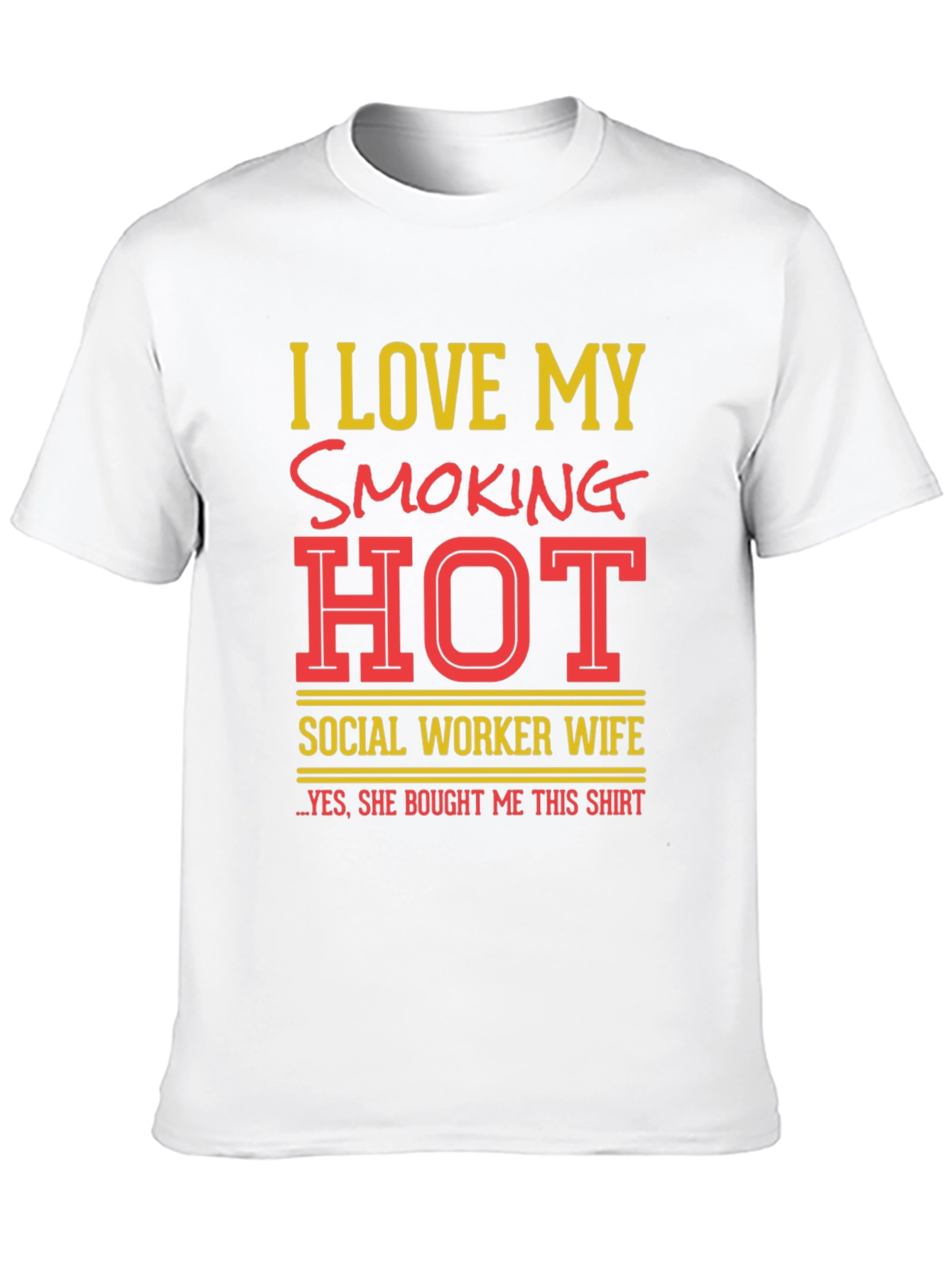 Camiseta Amo a mi esposa trabajadora social HOT