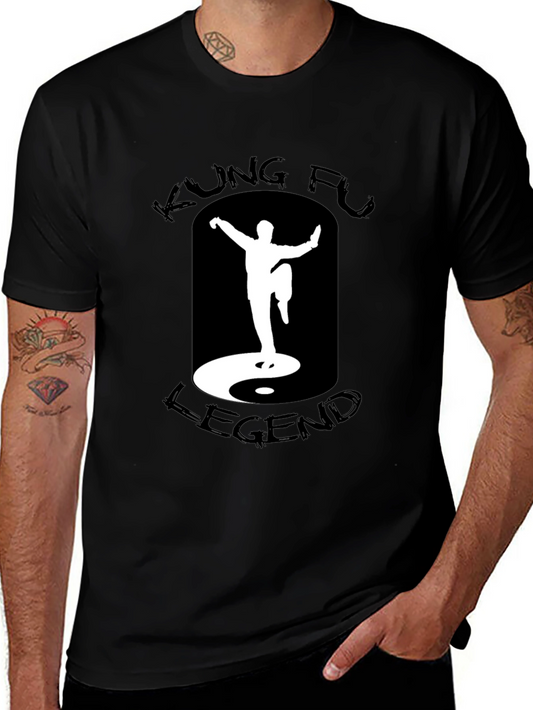 Camiseta Negra Kung Fu Legend