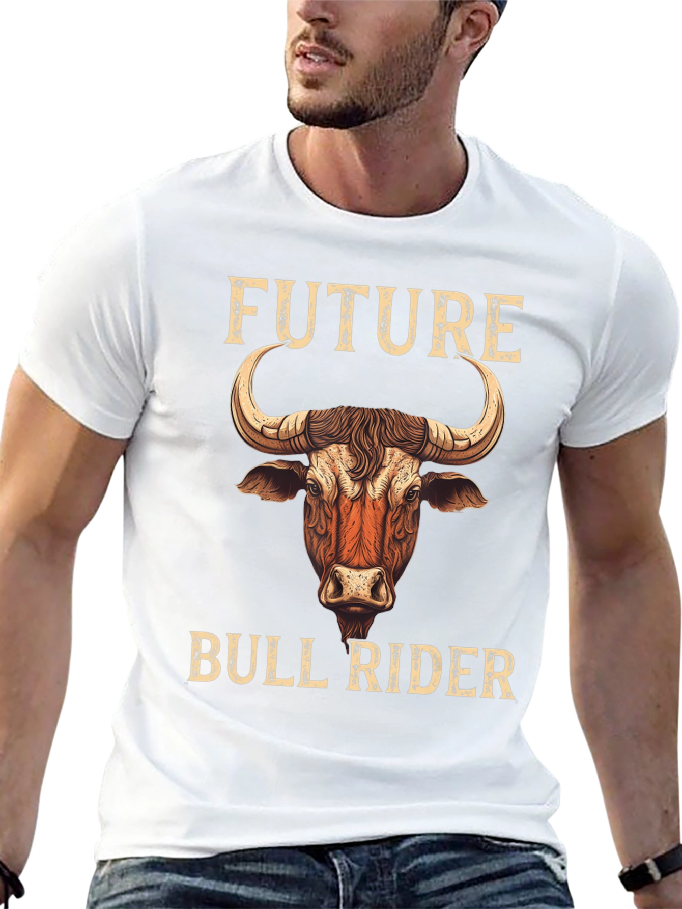 Camiseta Negra Futuro Jinete de Toros