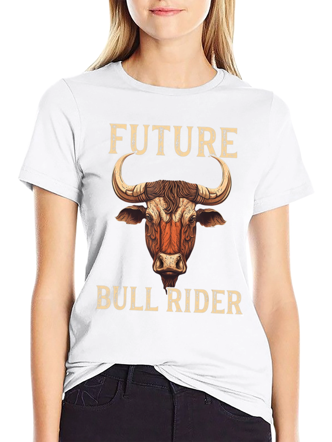 Camiseta Negra Futuro Jinete de Toros