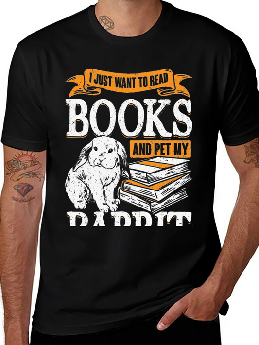Camiseta Libros y Conejos