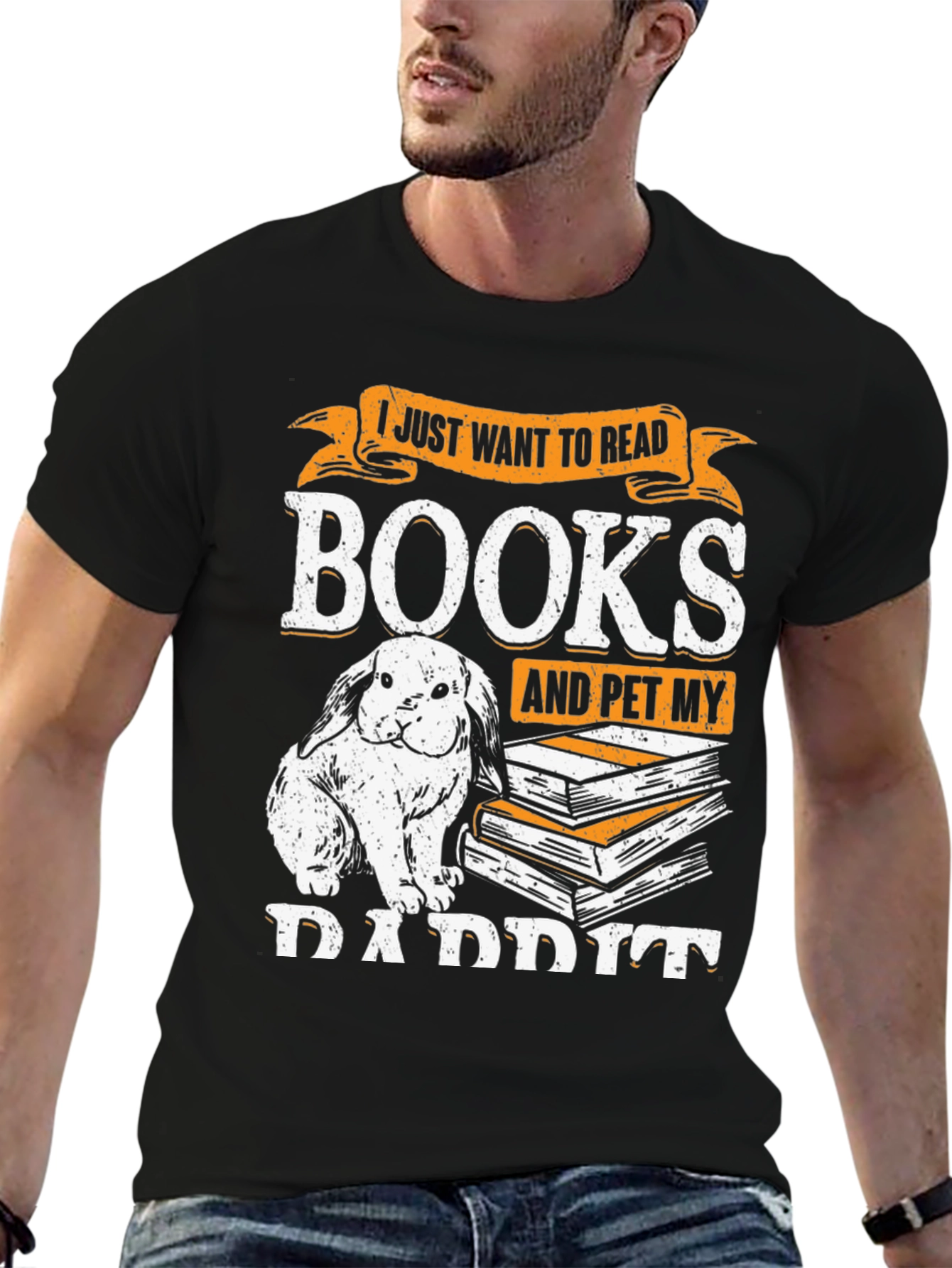 Camiseta Libros y Conejos