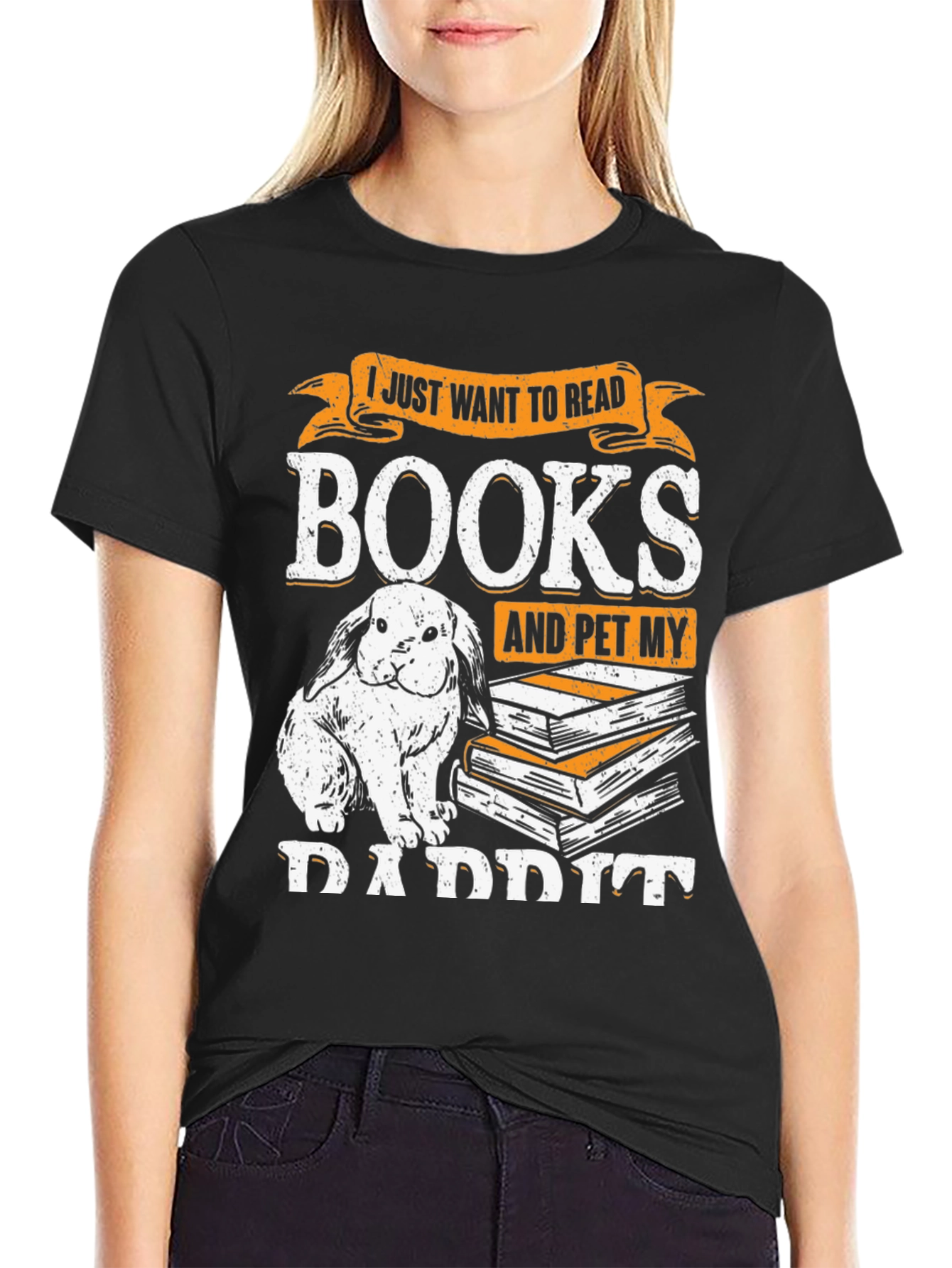 Camiseta Libros y Conejos