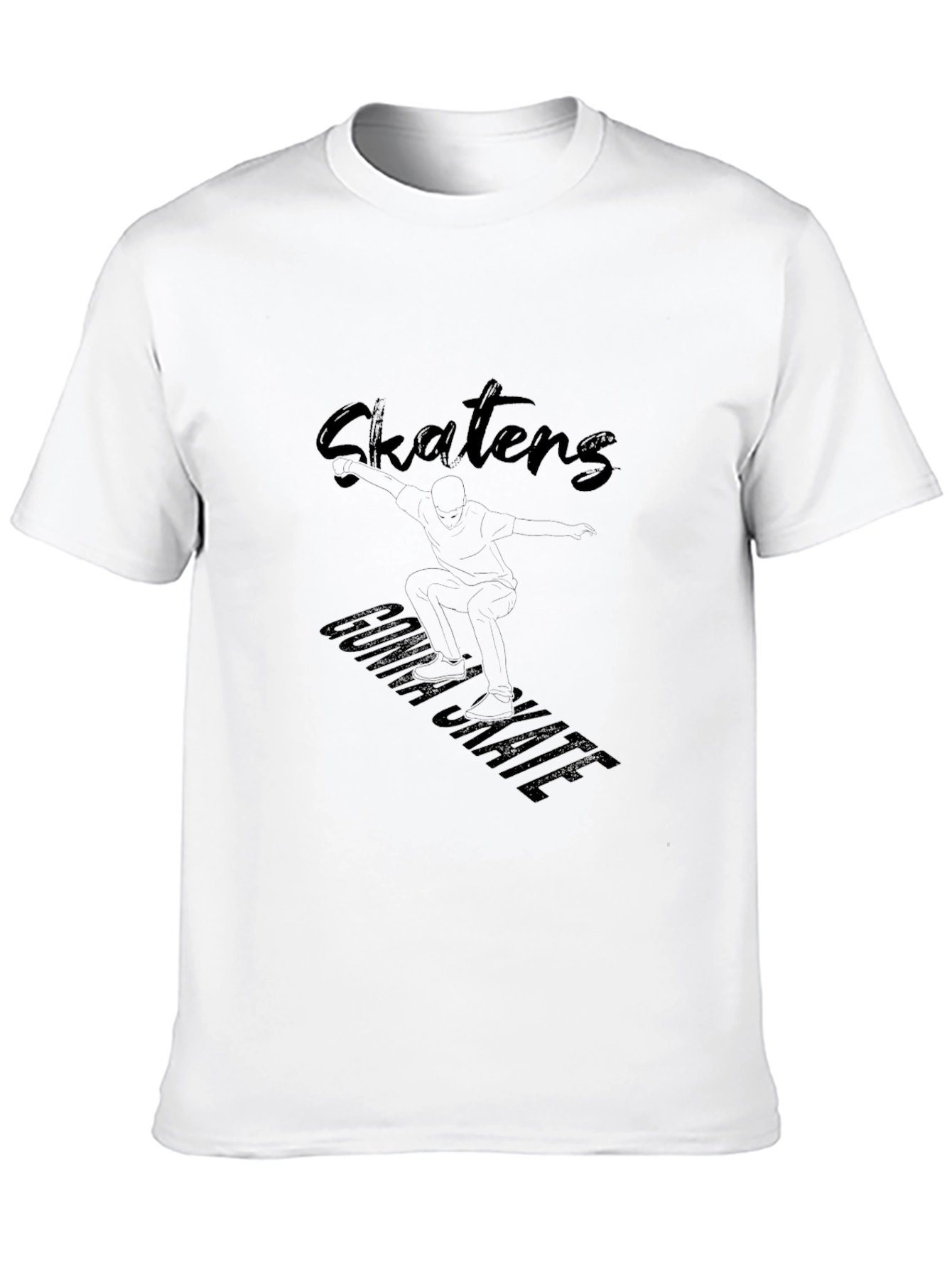 Camiseta Negra Skaters Gonna Skate