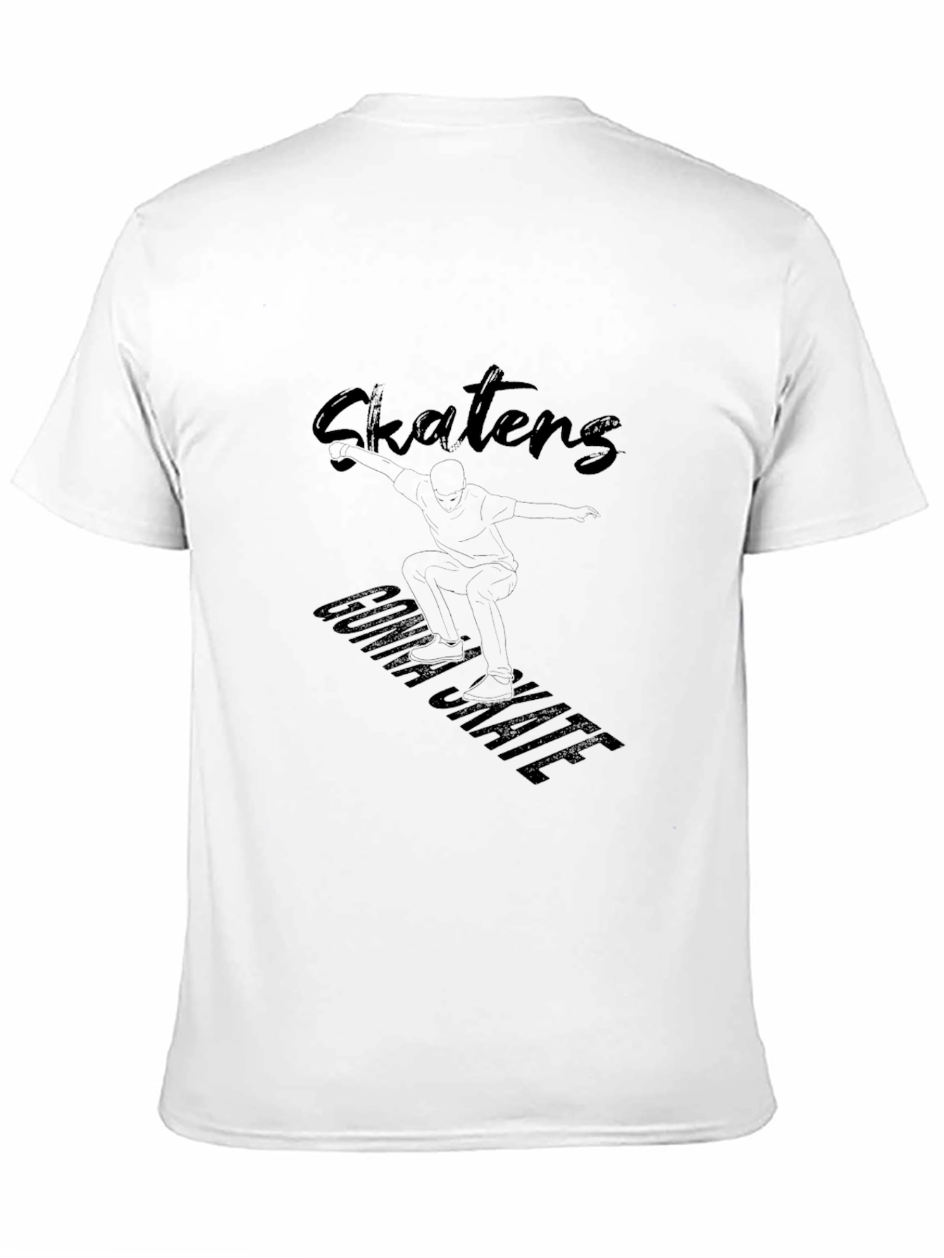 Camiseta Negra Skaters Gonna Skate