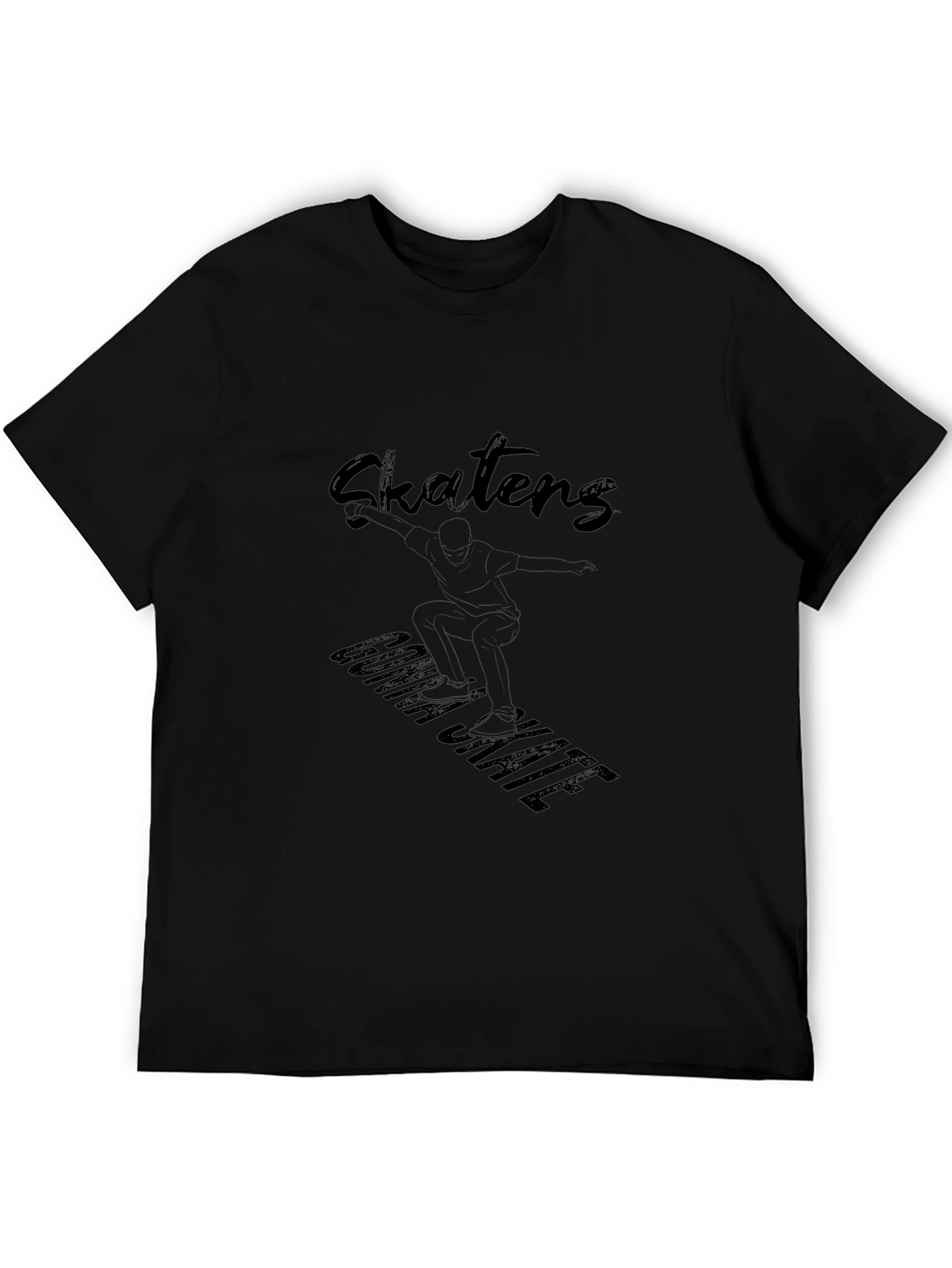 Camiseta Negra Skaters Gonna Skate
