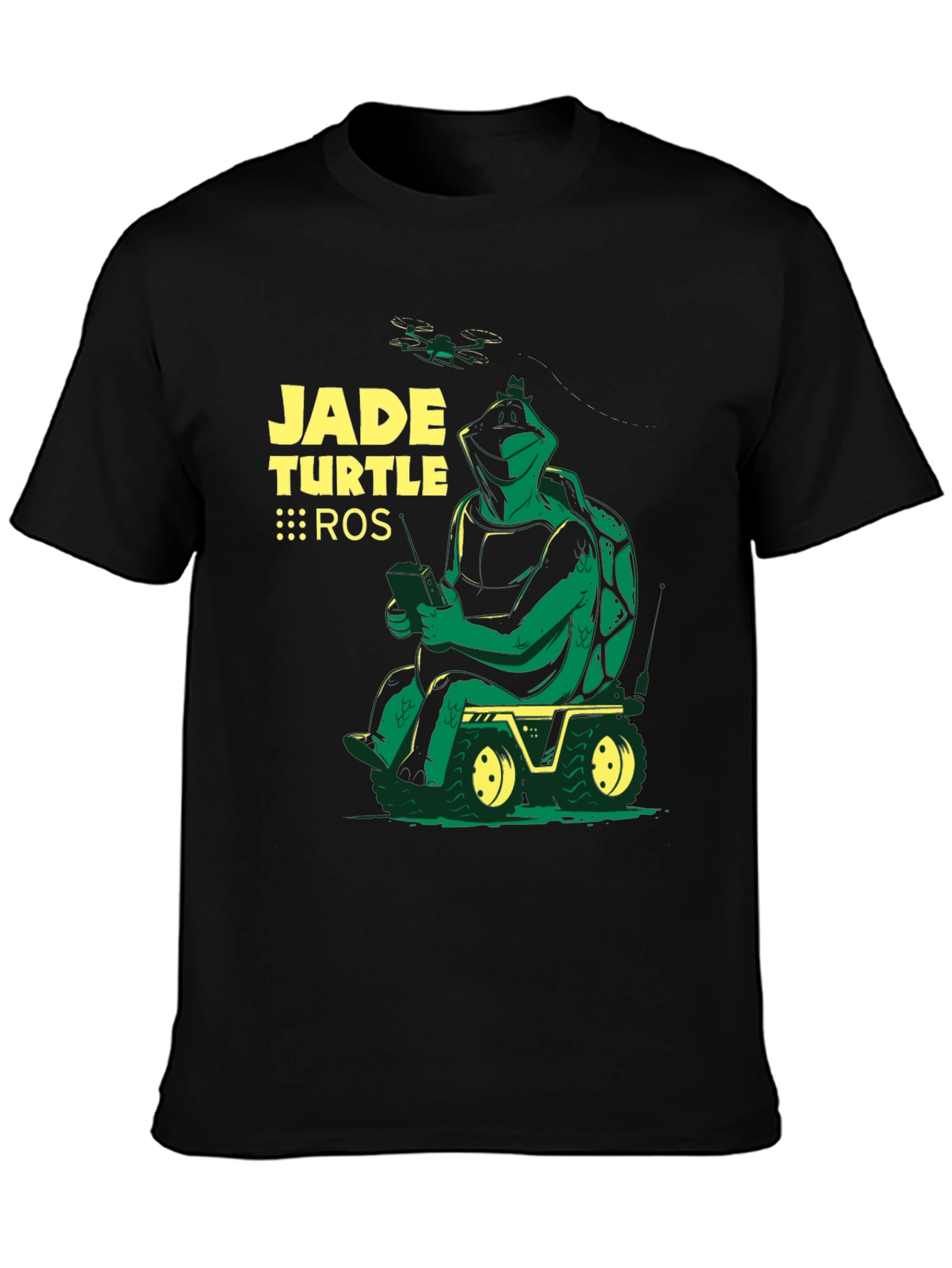 Camiseta Negra Jade Turtle ROS