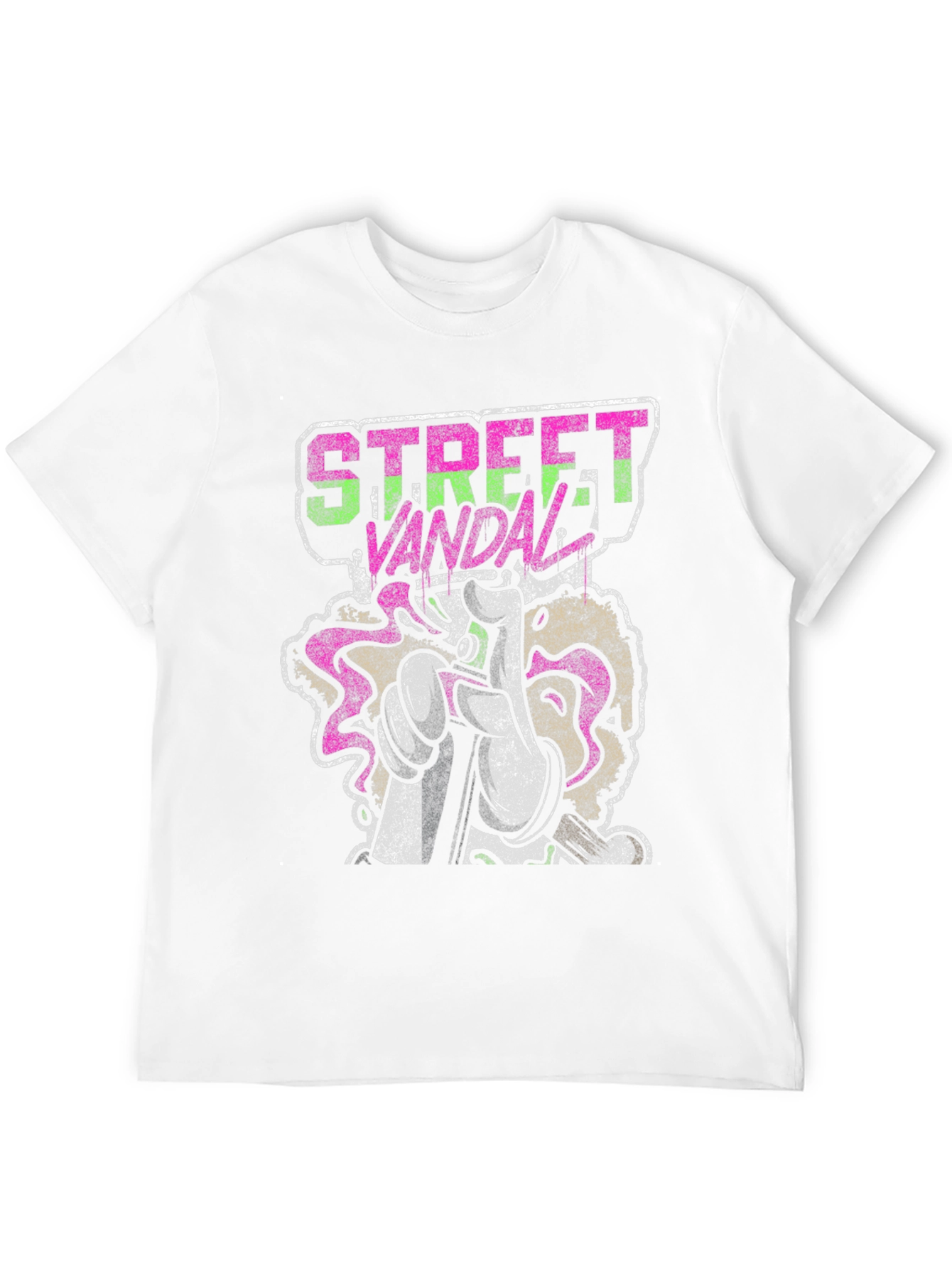 Camiseta Negra Street Vandal Graffiti