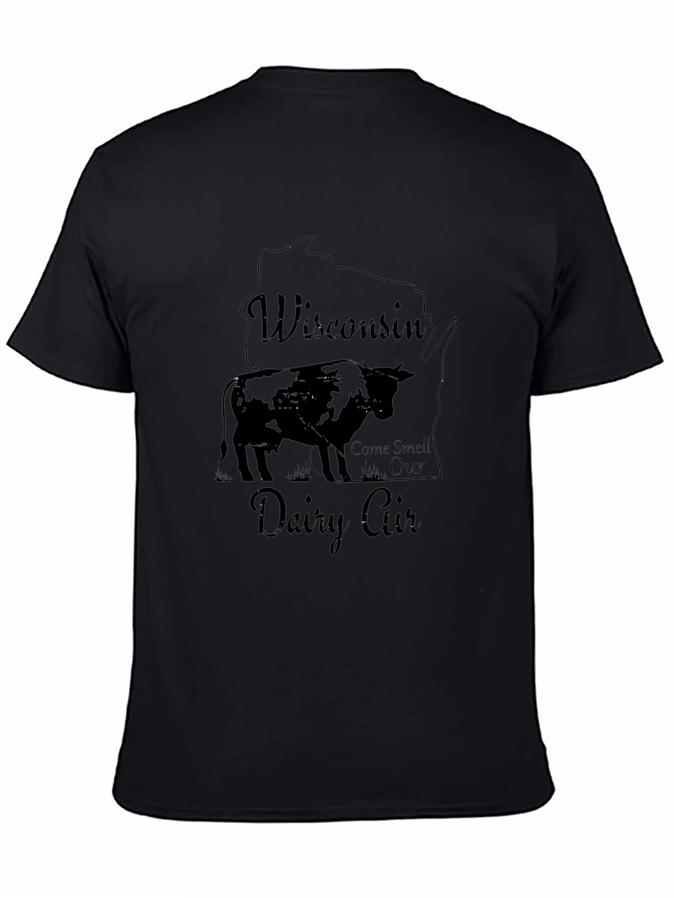 Camiseta Negra Wisconsin Dairy Air
