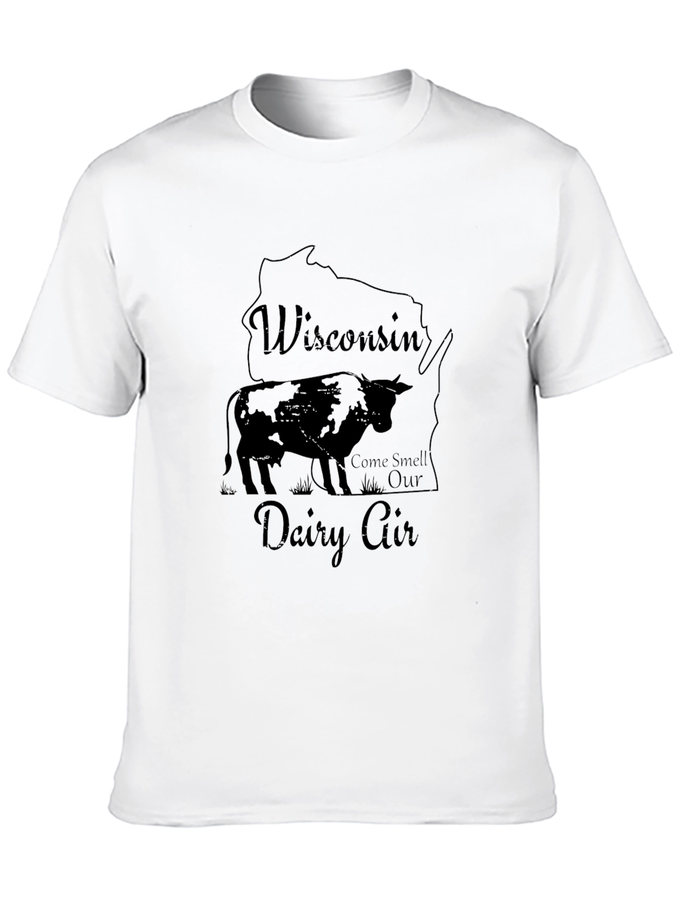 Camiseta Negra Wisconsin Dairy Air