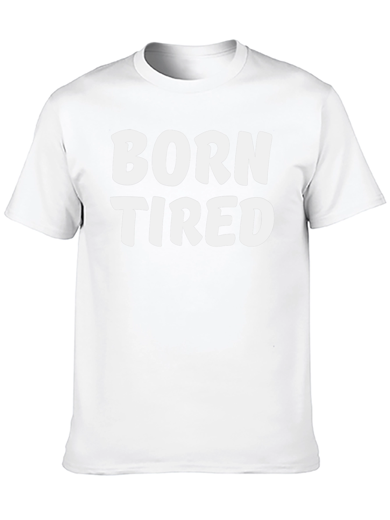 Camiseta Negra Born Tired - Comodidad y Estilo