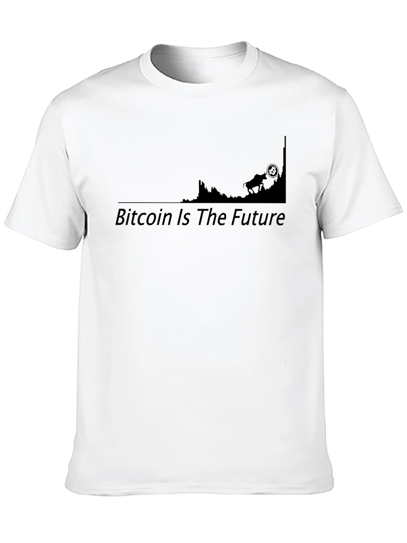 Camiseta Bitcoin Is The Future - Algodón