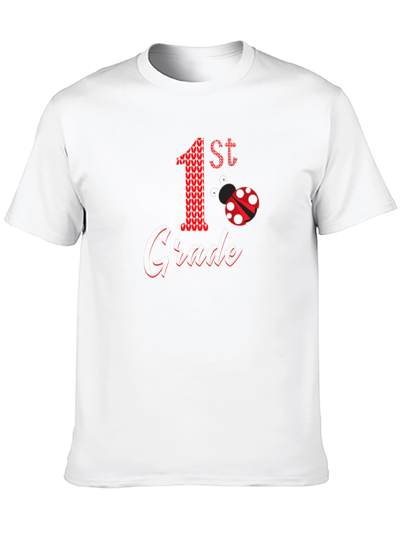 Camiseta Primer Grado con Diseño de Mariquita