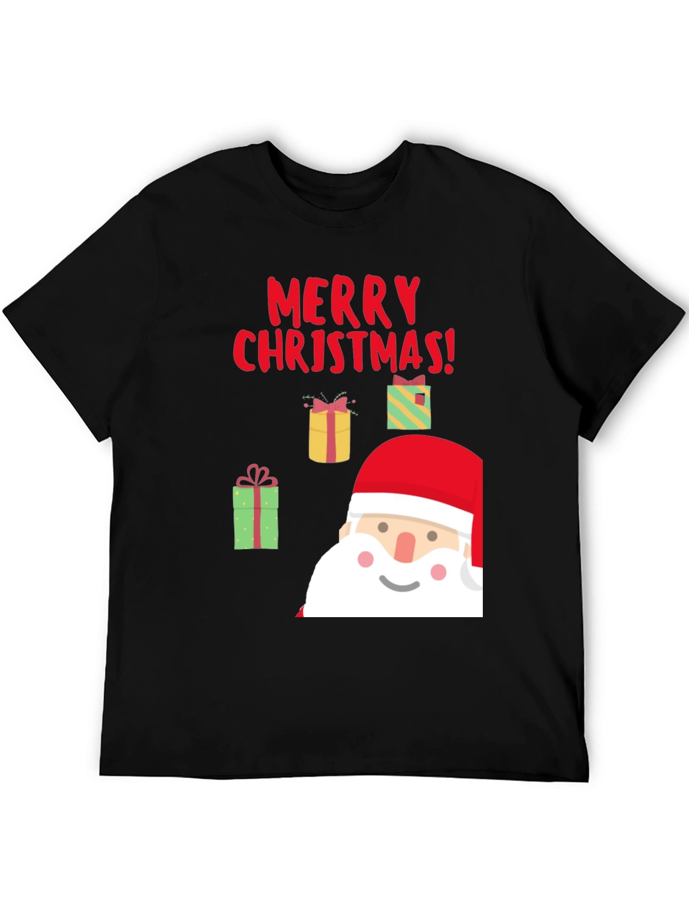 Camiseta Navideña Negra - Feliz Navidad