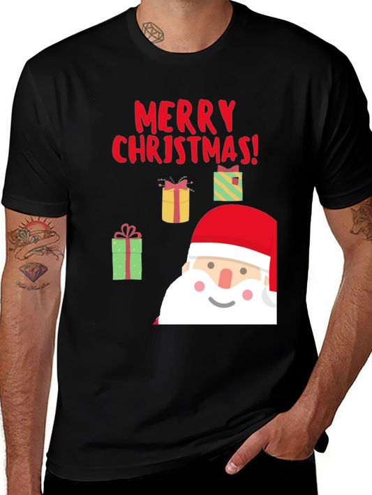 Camiseta Navideña Negra - Feliz Navidad