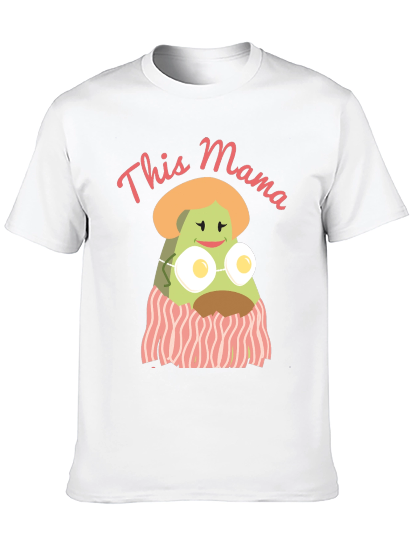 Camiseta Negra Divertida This Mama Avocado