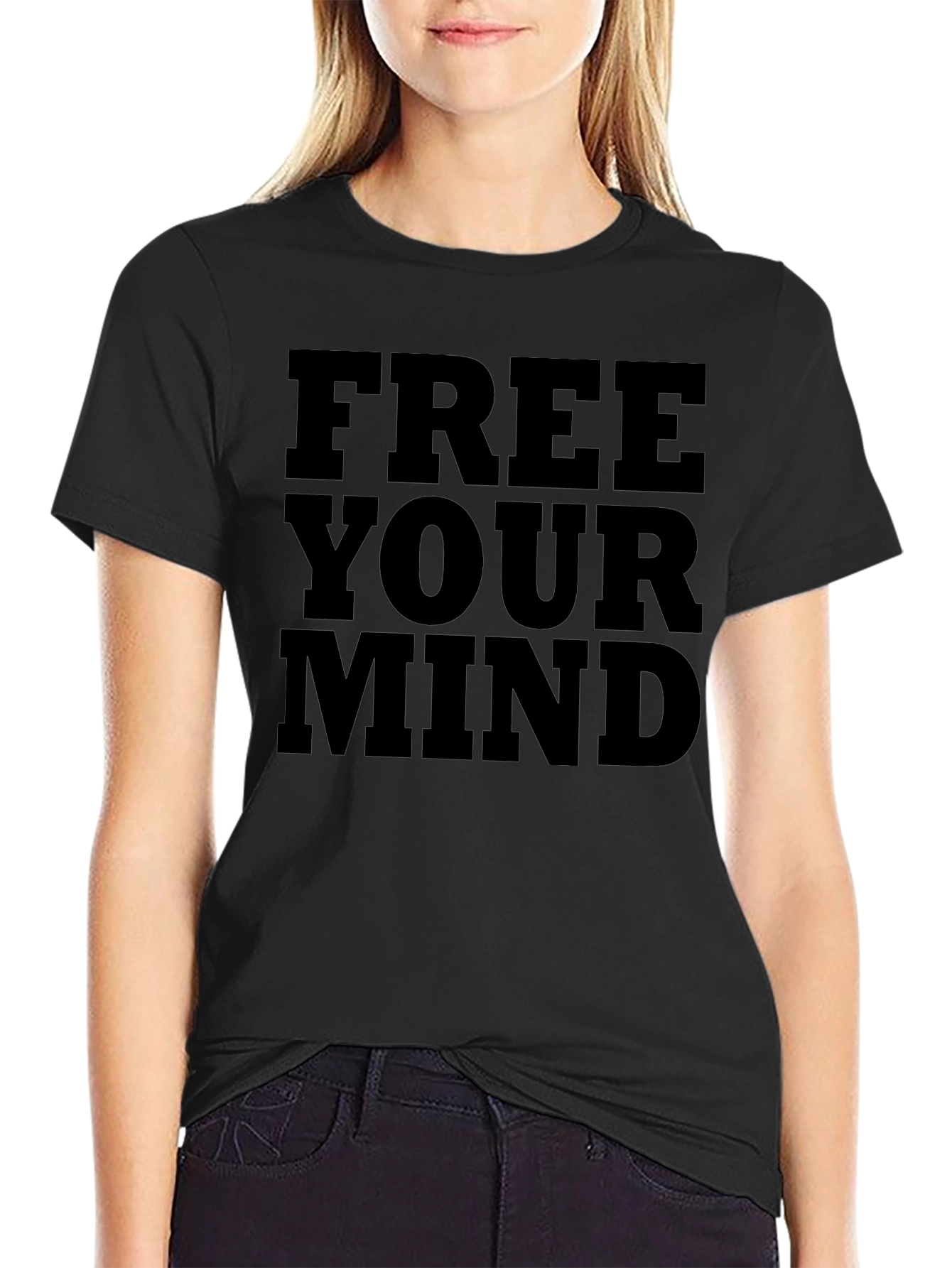 Camiseta Negra: Libera Tu Mente