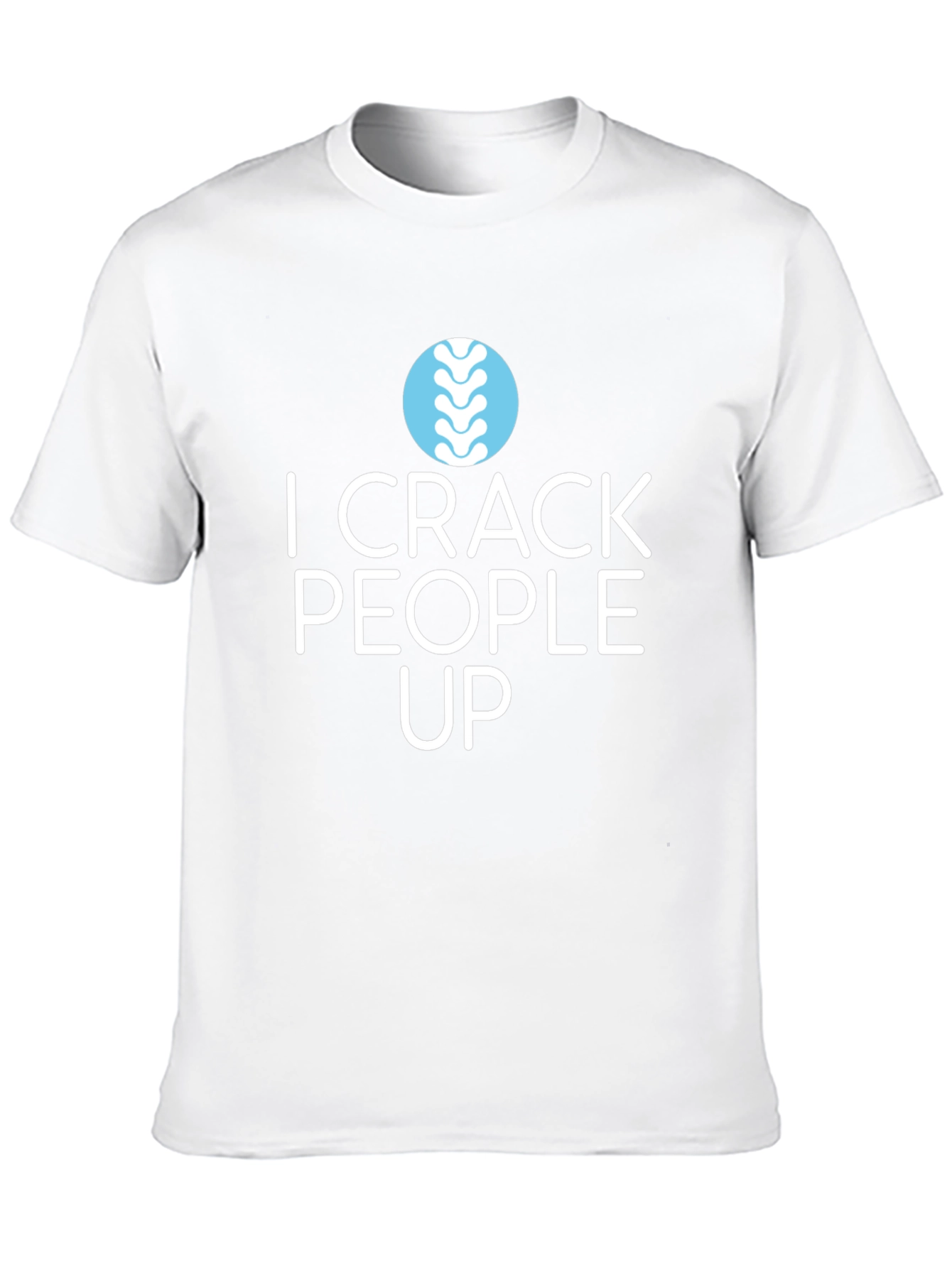 Camiseta Negra: I Crack People Up