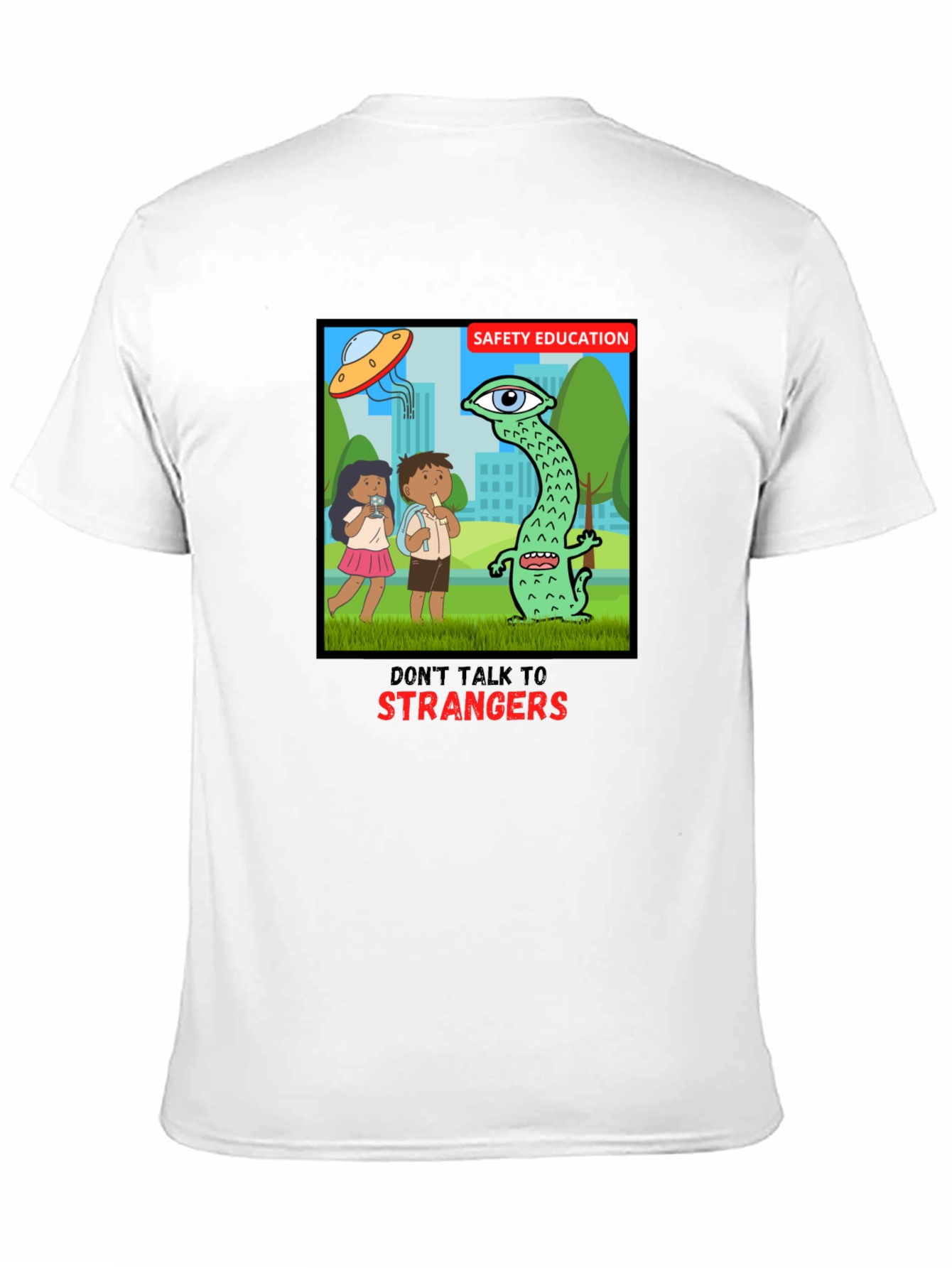 Camiseta Negra: Seguridad para Niños