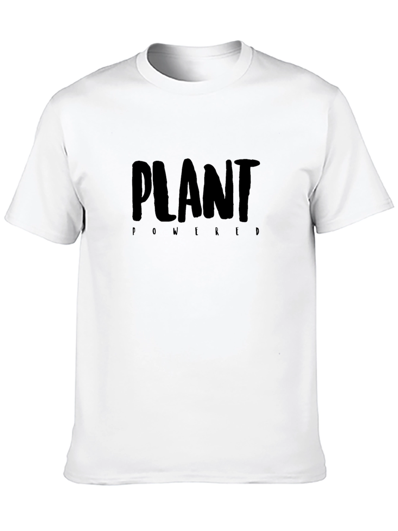 Camiseta Negra Plant Powered - Vegana y con Estilo