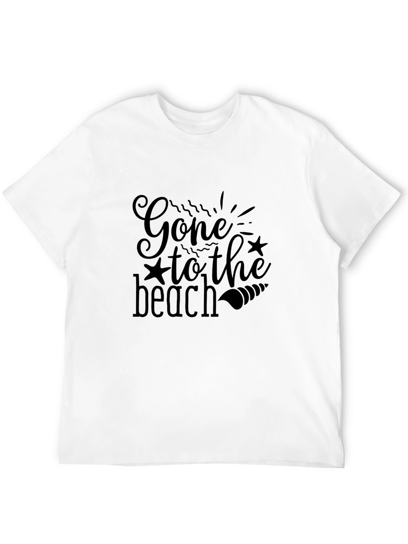 Camiseta Negra Gone to the Beach