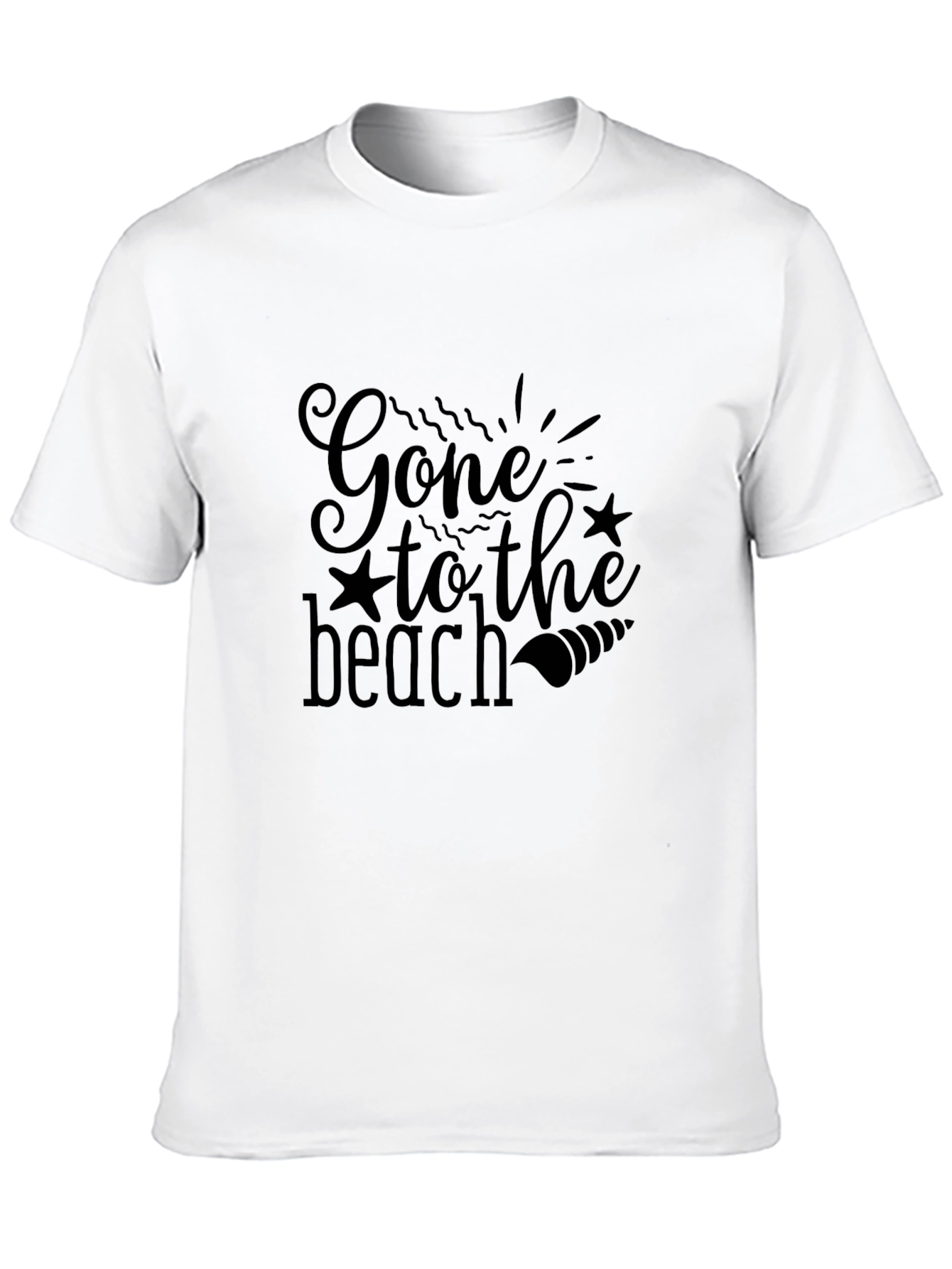 Camiseta Negra Gone to the Beach
