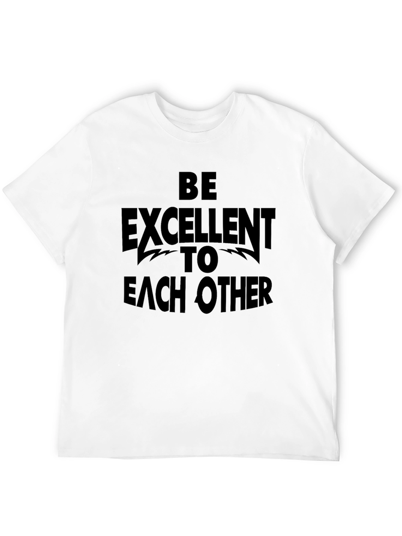Camiseta Negra: Sé Excelente El Uno Con El Otro