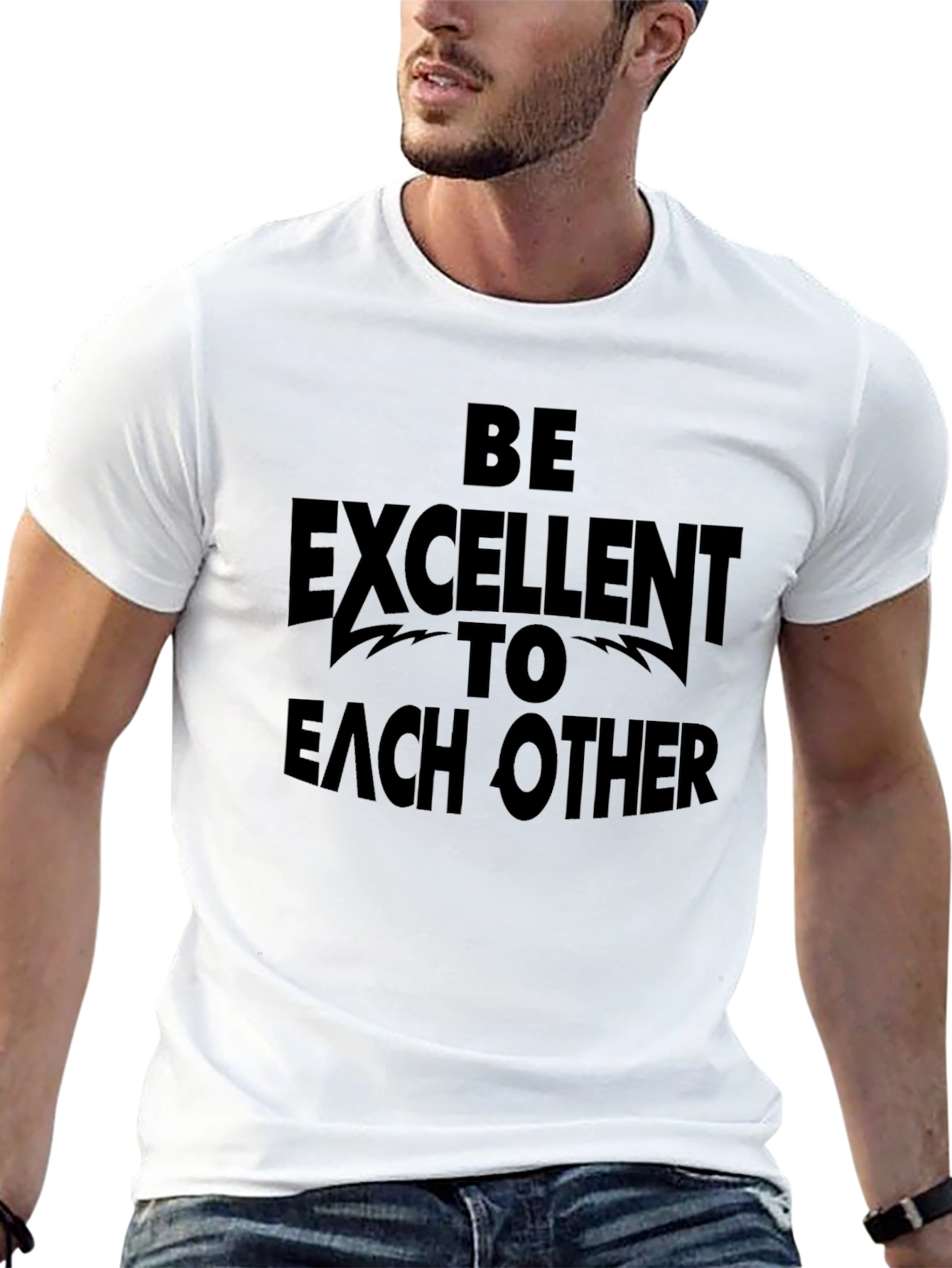 Camiseta Negra: Sé Excelente El Uno Con El Otro
