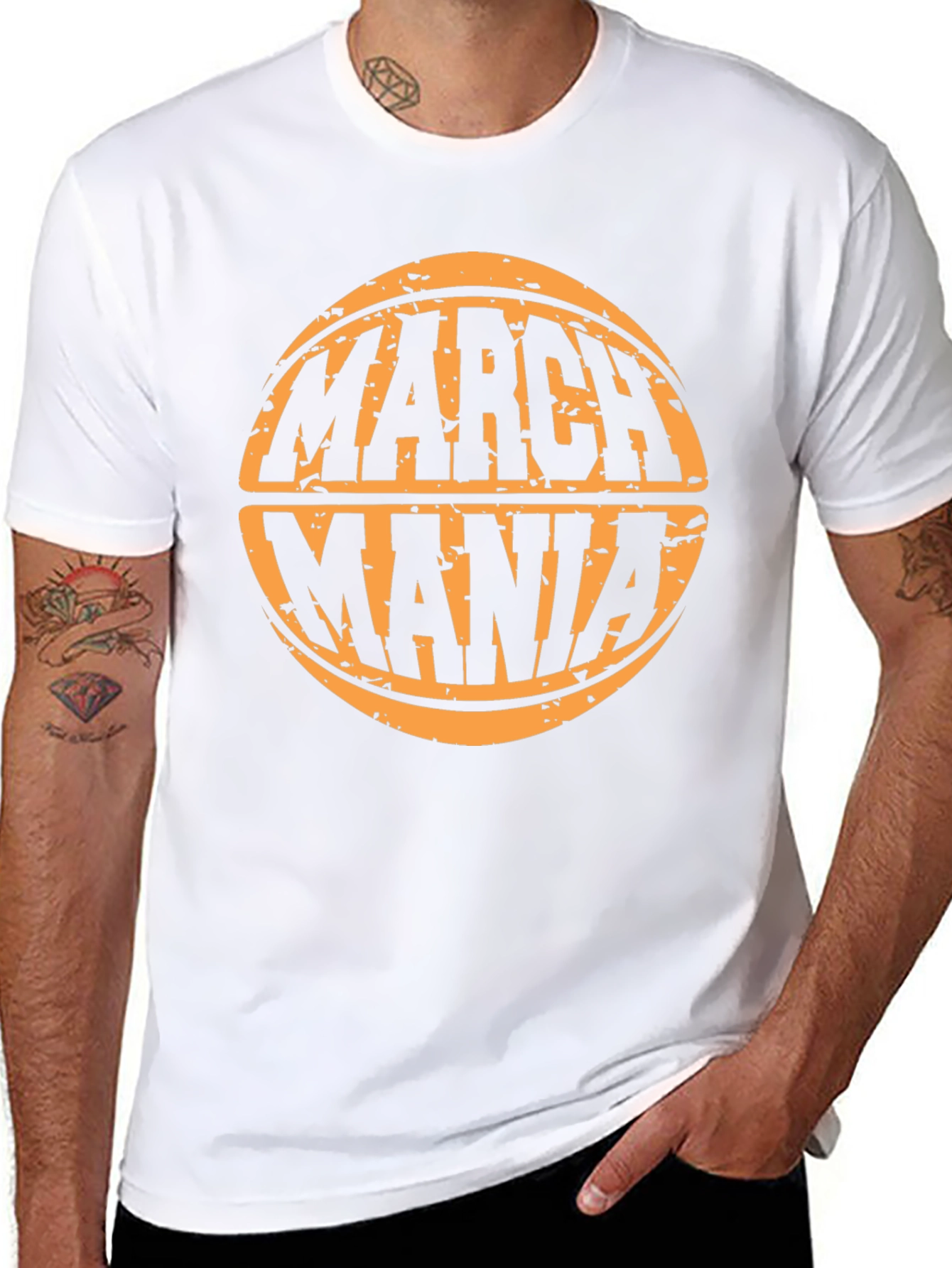 Camiseta Negra March Mania Baloncesto