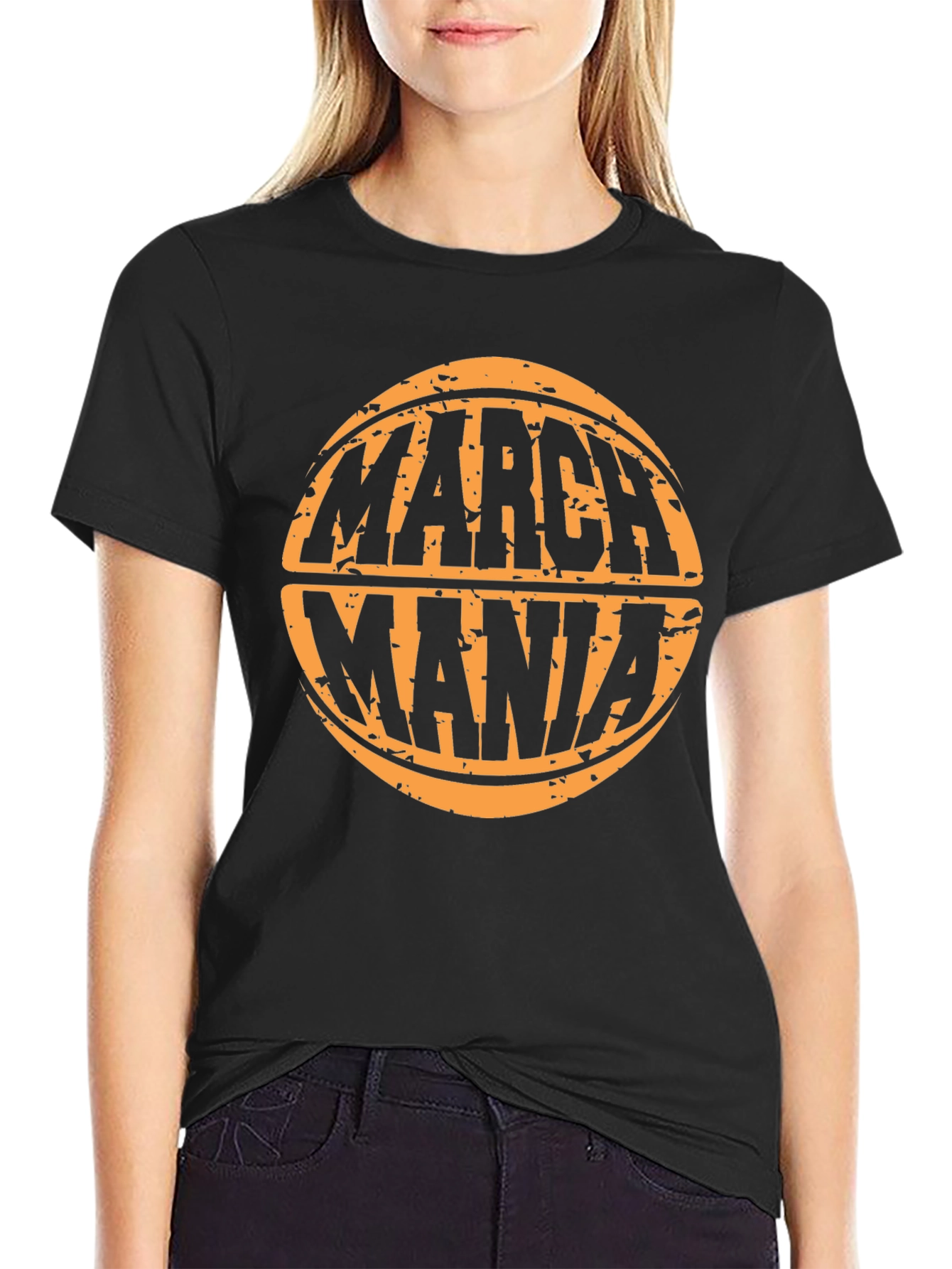 Camiseta Negra March Mania Baloncesto