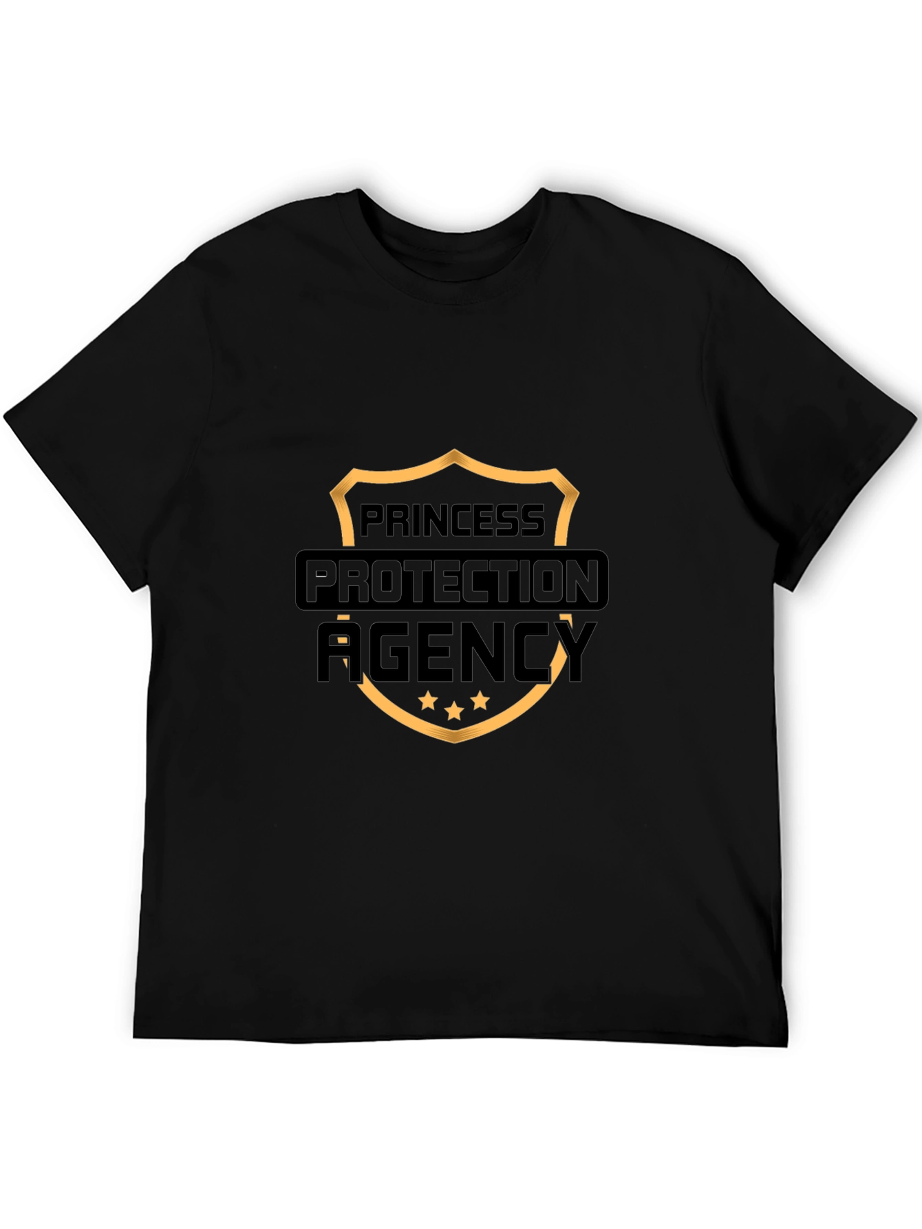 Camiseta Negra Agencia Protección Princesas