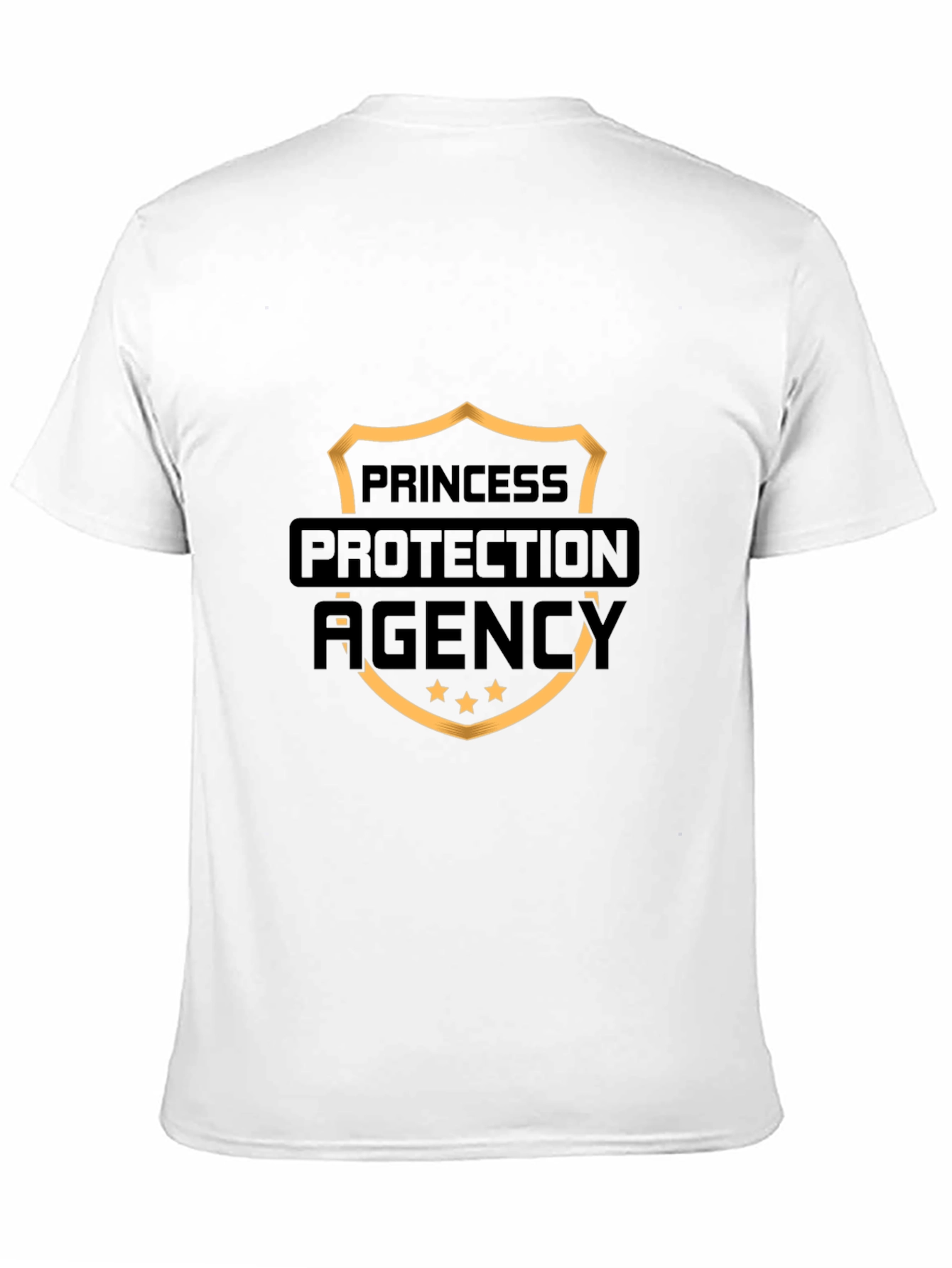 Camiseta Negra Agencia Protección Princesas