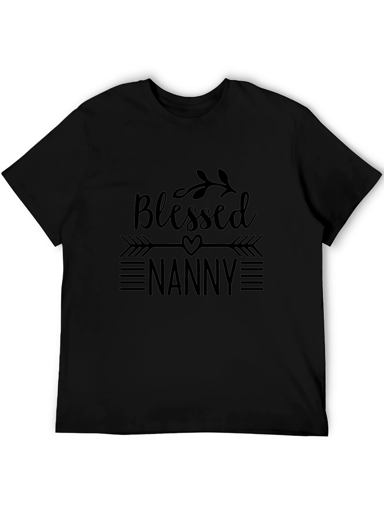 Camiseta Negra Blessed Nanny