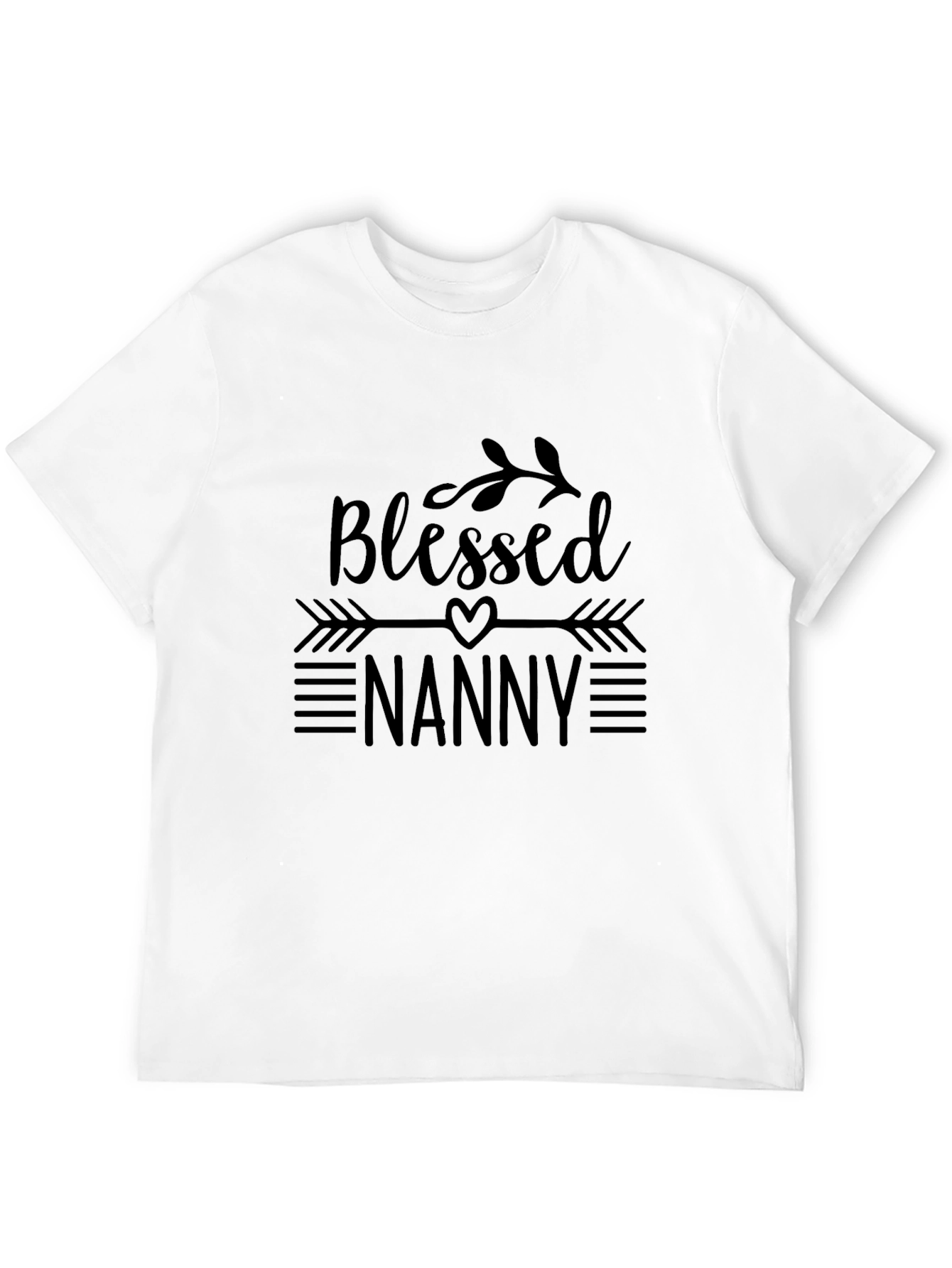 Camiseta Negra Blessed Nanny