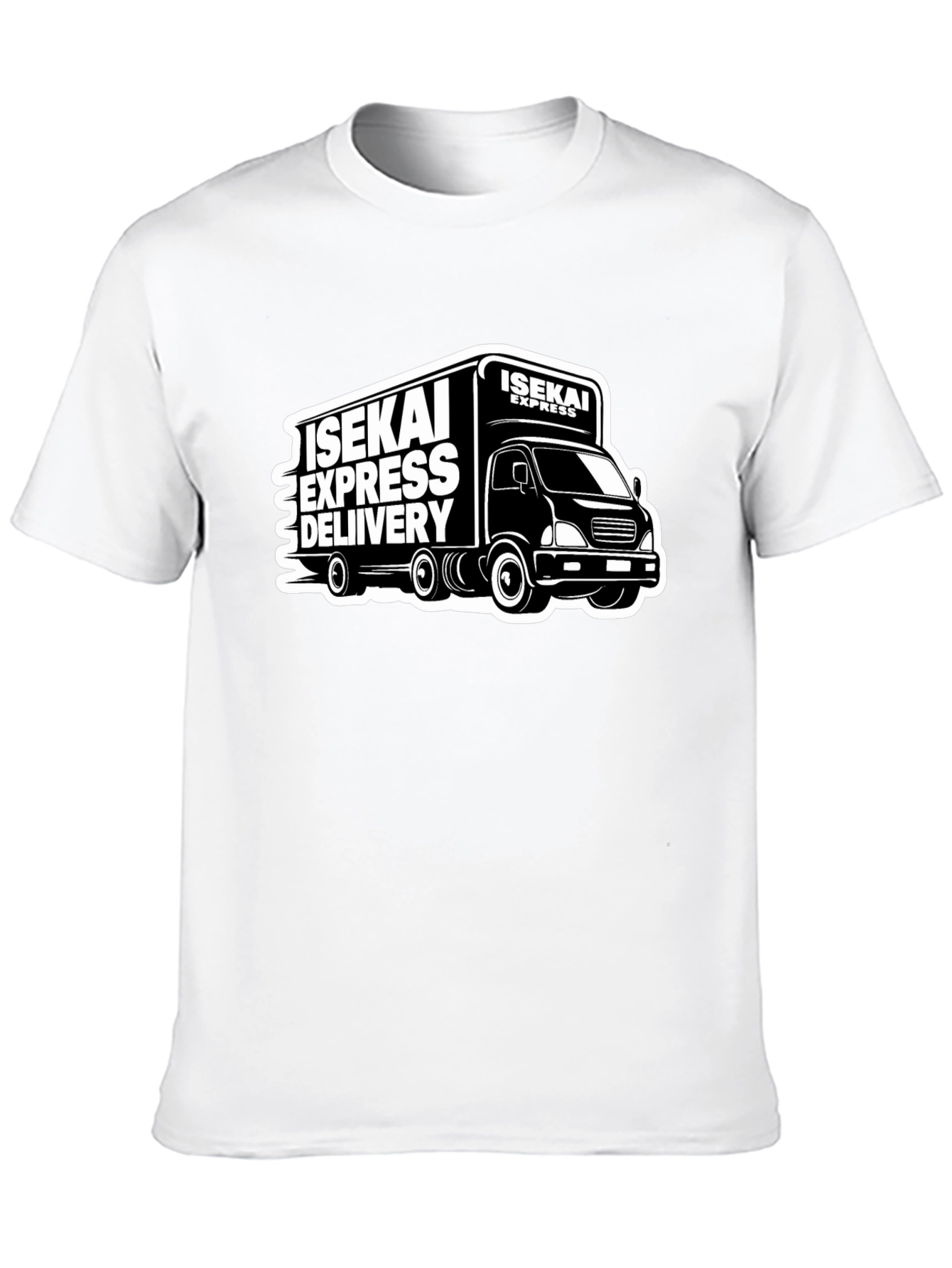 Camiseta Negra Isekai Express Delivery